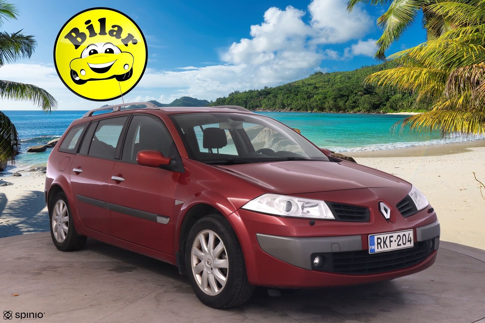 Renault Megane 2007 5D MEGANE BREAK 1.6 16V - Myydään Huutokaupat.com - | Juuri Leimattu | Jakopää tehty hiljattain | Asialliset renkaat | Lohko+S.Pistoke | Vakkari | Ilmastointi | 