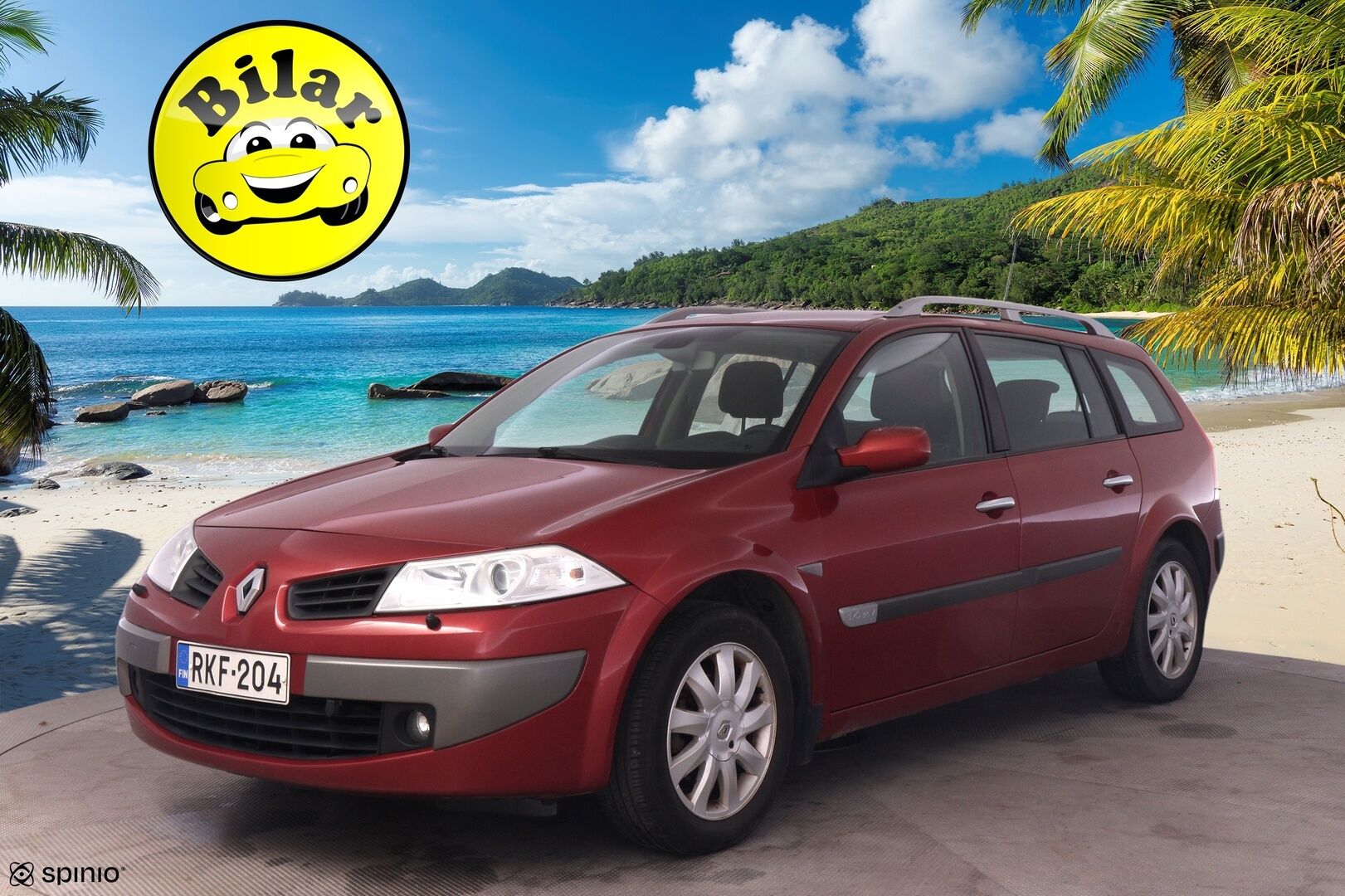 Renault Megane 2007 5D MEGANE BREAK 1.6 16V - Myydään Huutokaupat.com - | Juuri Leimattu | Jakopää tehty hiljattain | Asialliset renkaat | Lohko+S.Pistoke | Vakkari | Ilmastointi | 