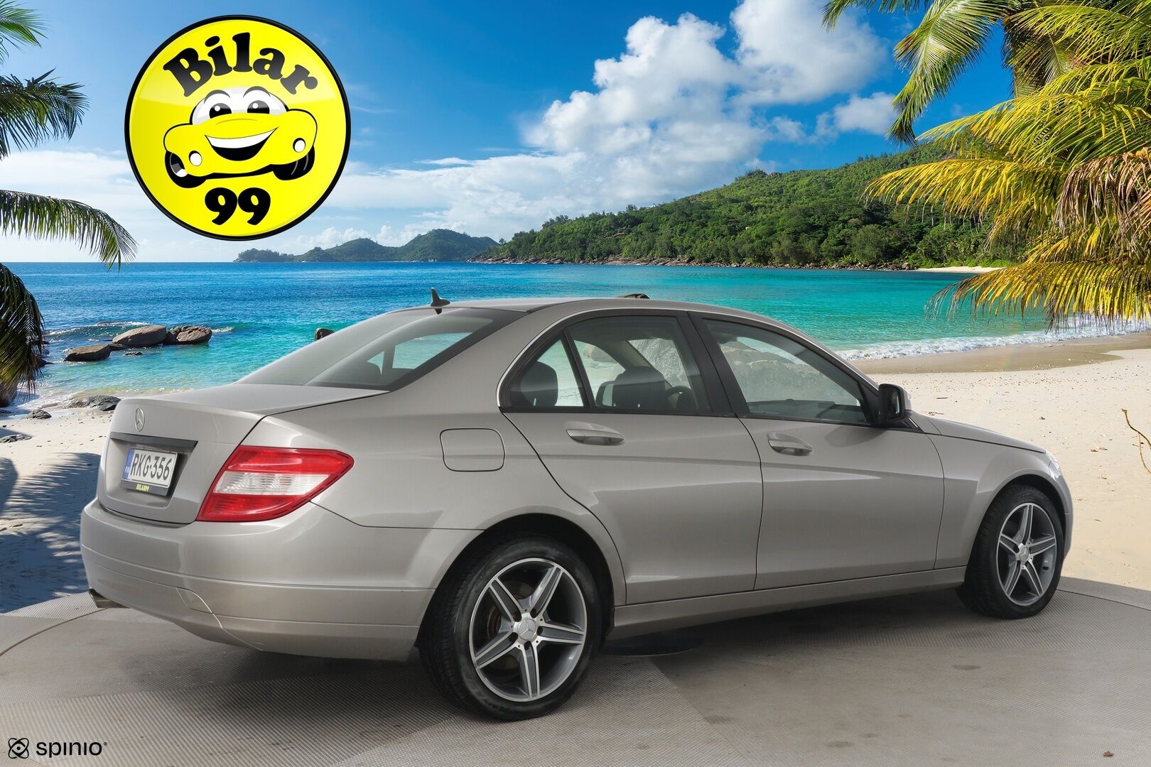 Mercedes-Benz C 2007 220 CDI SEDAN AUT ** Lohko / Kahdet hyvät renkaat / Cruise / Bluetooth / todella kattavat huollot** - Talvirenkaat Nastat (8mm) / Kesärenkaat (6mm)