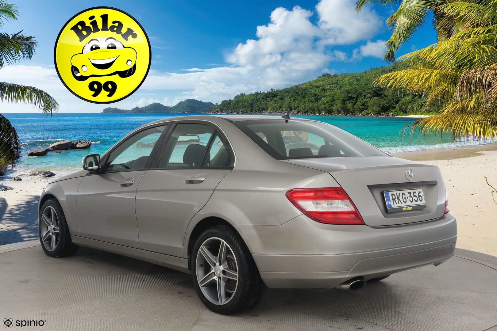 Mercedes-Benz C 2007 220 CDI SEDAN AUT ** Lohko / Kahdet hyvät renkaat / Cruise / Bluetooth / todella kattavat huollot** - Talvirenkaat Nastat (8mm) / Kesärenkaat (6mm)