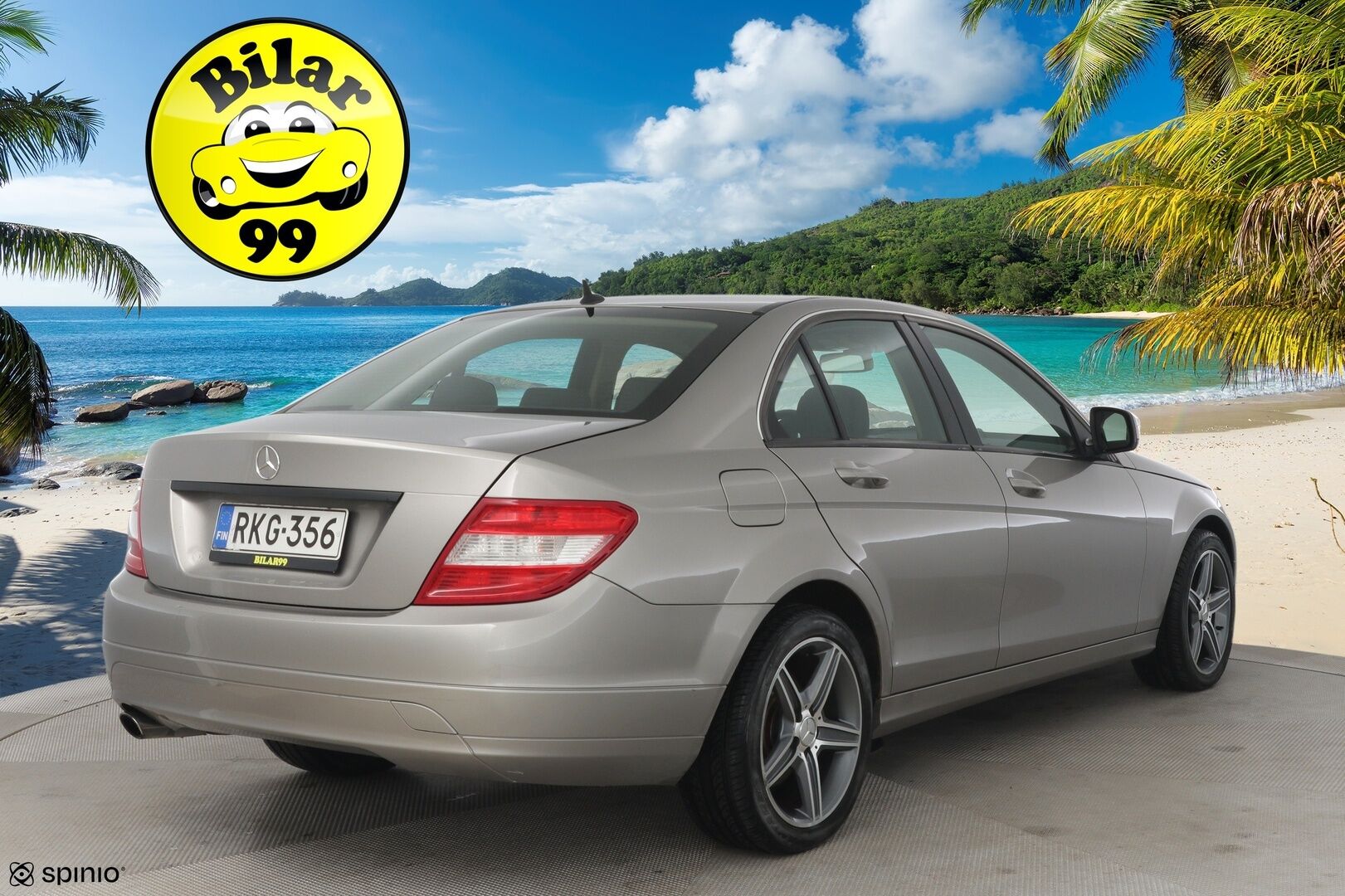 Mercedes-Benz C 2007 220 CDI SEDAN AUT ** Lohko / Kahdet hyvät renkaat / Cruise / Bluetooth / todella kattavat huollot** - Talvirenkaat Nastat (8mm) / Kesärenkaat (6mm)