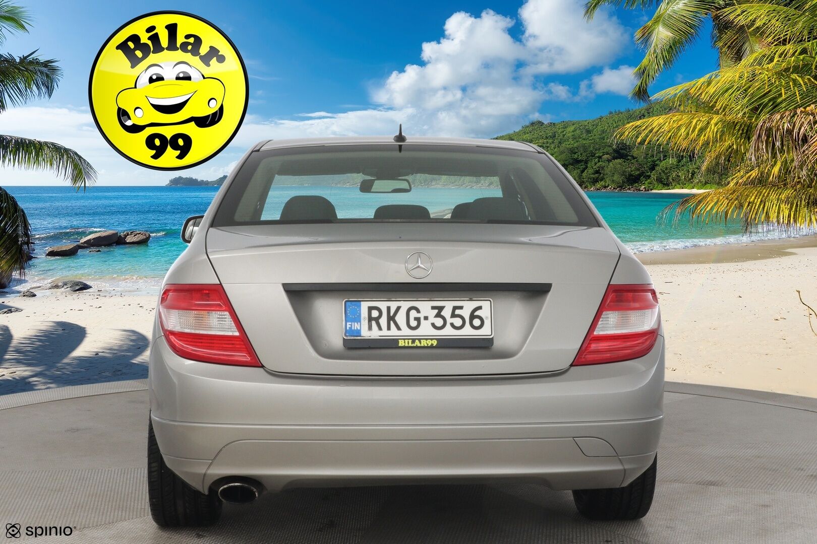 Mercedes-Benz C 2007 220 CDI SEDAN AUT ** Lohko / Kahdet hyvät renkaat / Cruise / Bluetooth / todella kattavat huollot** - Talvirenkaat Nastat (8mm) / Kesärenkaat (6mm)