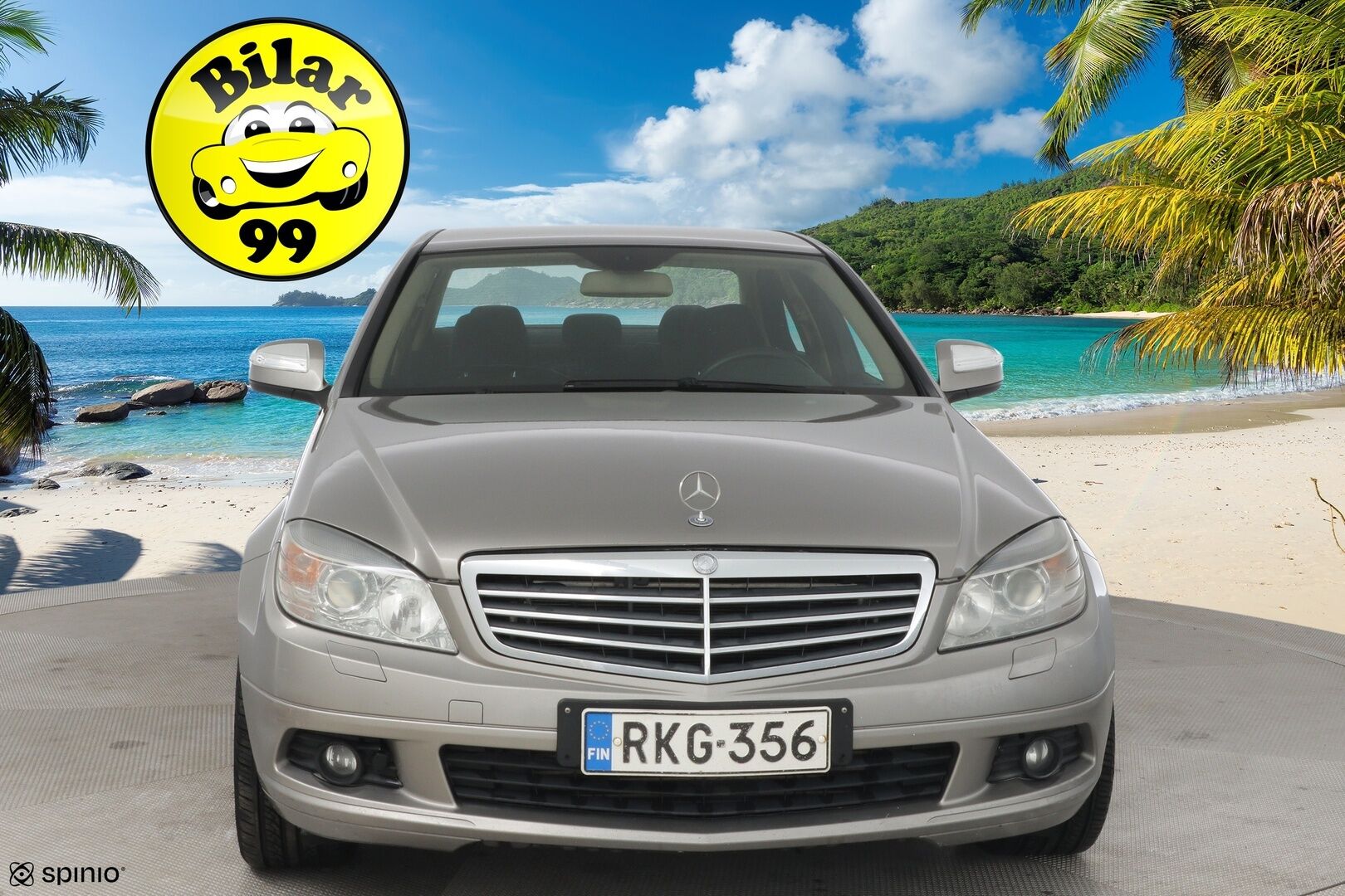 Mercedes-Benz C 2007 220 CDI SEDAN AUT ** Lohko / Kahdet hyvät renkaat / Cruise / Bluetooth / todella kattavat huollot** - Talvirenkaat Nastat (8mm) / Kesärenkaat (6mm)