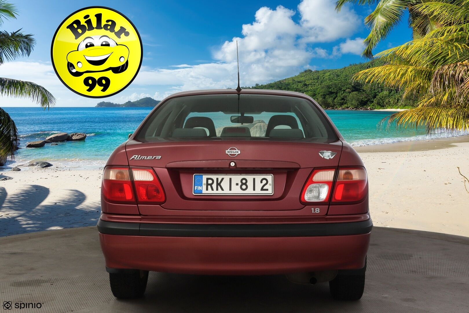 Nissan Almera 2002 4D ALMERA SEDAN 1.8 AUTOMATIC-BBAN16/254 * YritysOutlet - Myydään vain yrityksille - Tämä auto myydään YritysOutlet -valikoimasta vain yritykselle