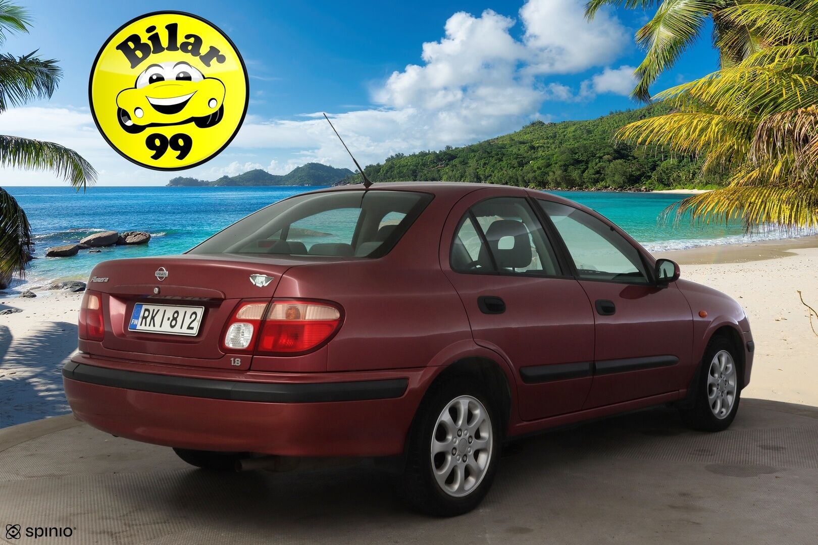 Nissan Almera 2002 4D ALMERA SEDAN 1.8 AUTOMATIC-BBAN16/254 * YritysOutlet - Myydään vain yrityksille - Tämä auto myydään YritysOutlet -valikoimasta vain yritykselle