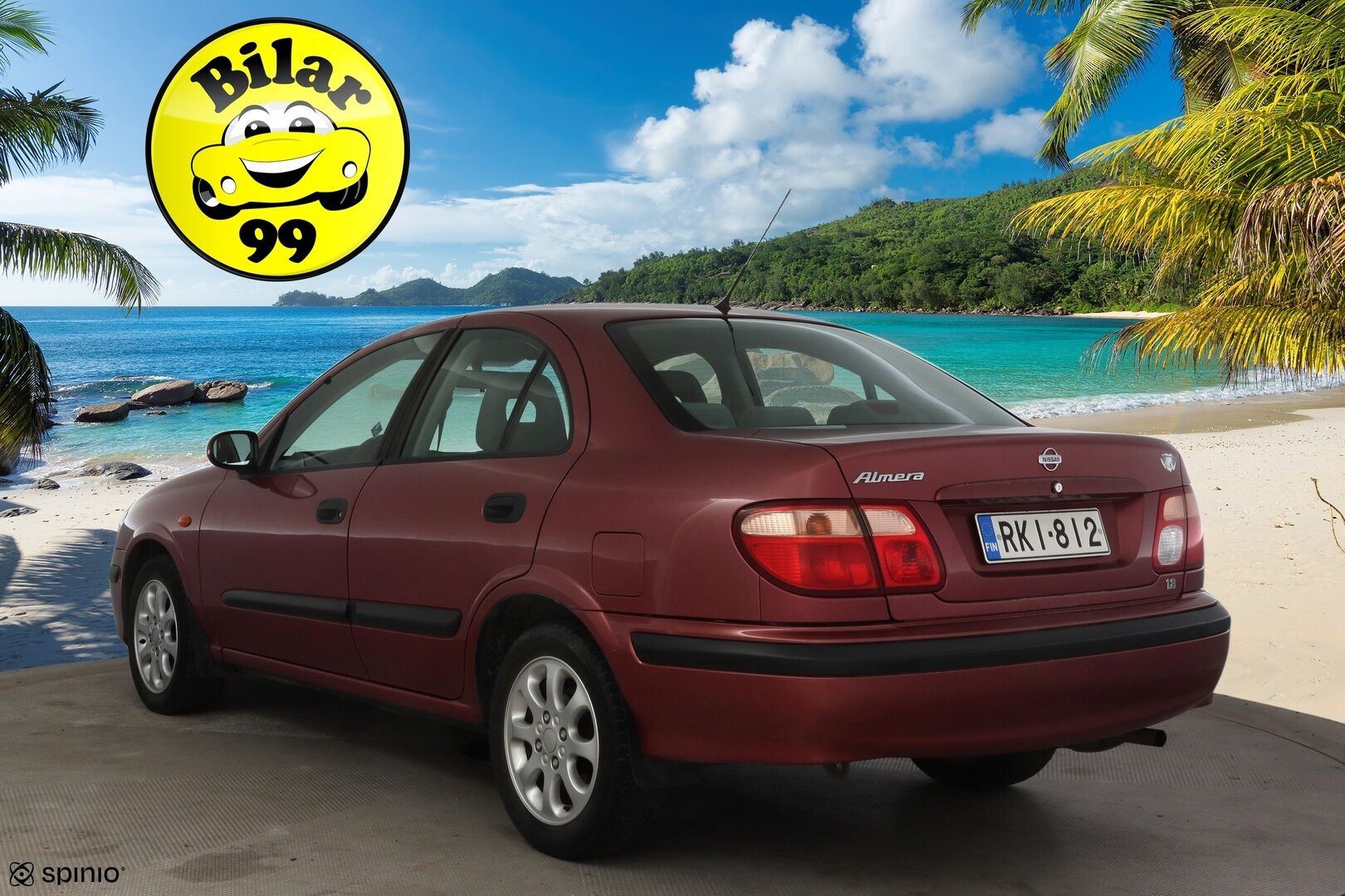 Nissan Almera 2002 4D ALMERA SEDAN 1.8 AUTOMATIC-BBAN16/254 * YritysOutlet - Myydään vain yrityksille - Tämä auto myydään YritysOutlet -valikoimasta vain yritykselle