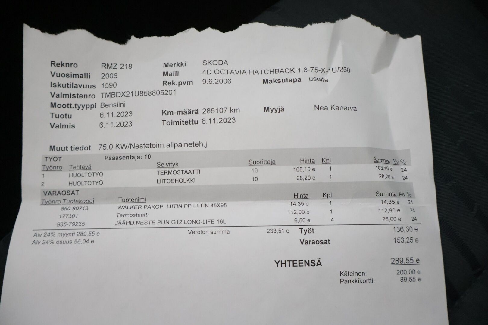 Skoda Octavia 2006 1,6 Classic - | Myydään huutokaupat.com- sivustolla |