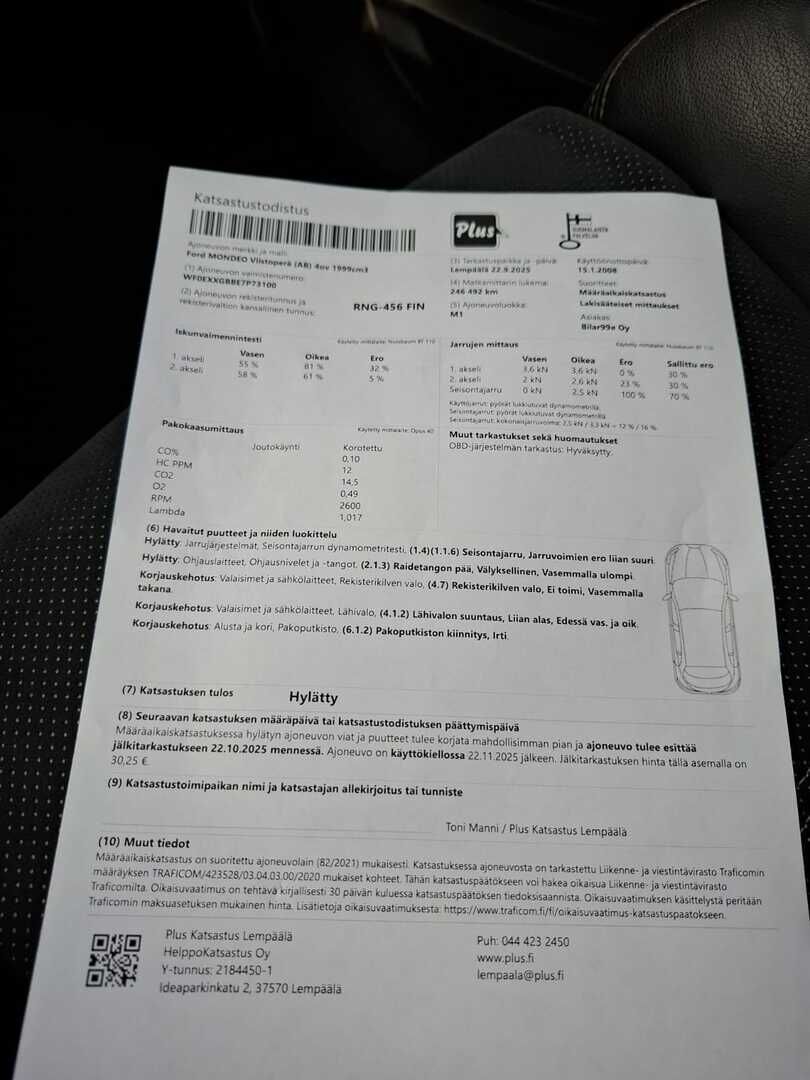 Ford Mondeo 2008 2,0 145 hv Titanium Business M5 5-ovinen   *YritysOutlet - Myydään vain yrityksille* - YritysOutlet - Myydään vain yrityksille