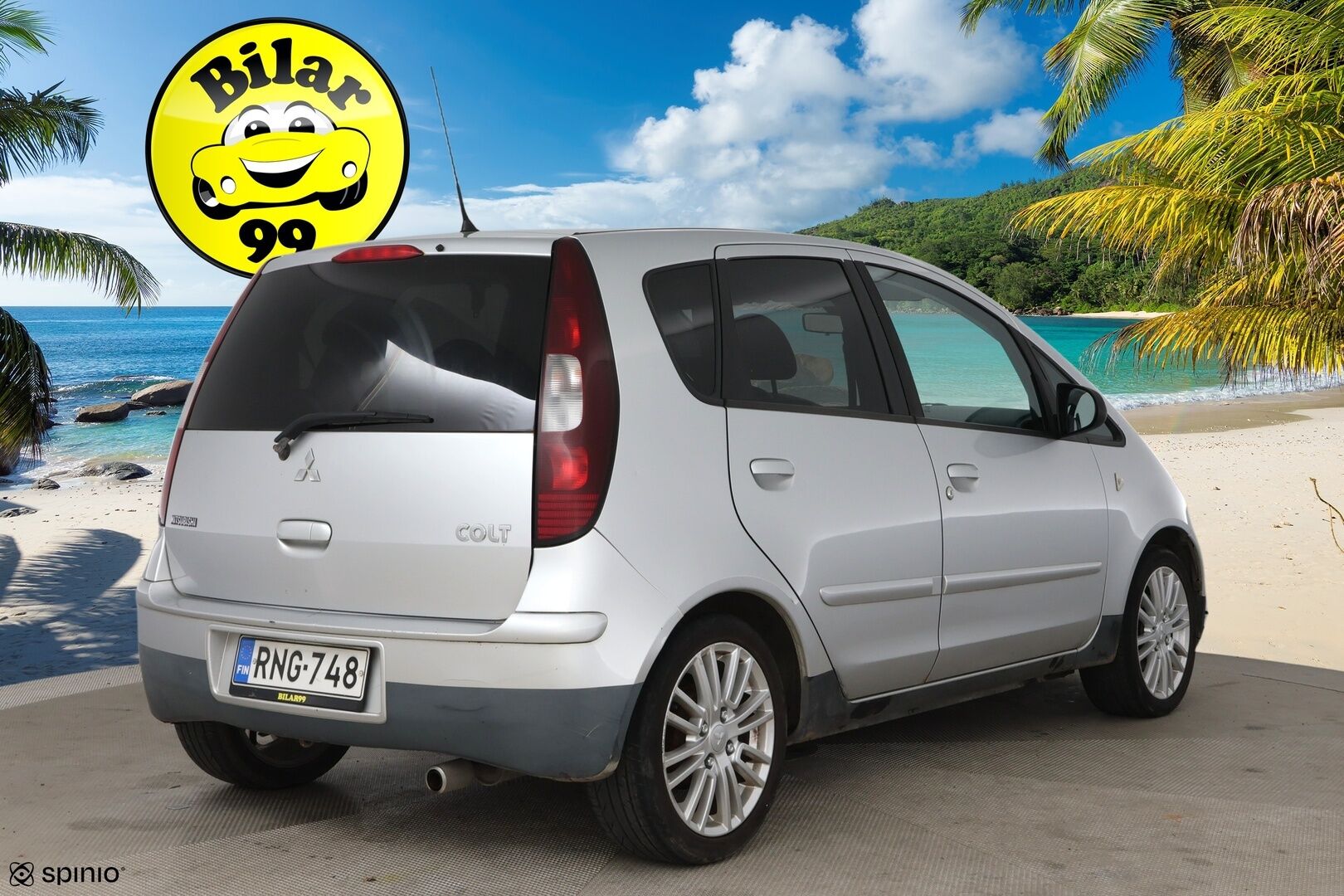 Mitsubishi Colt 2008 95 Insport - YritysOutlet - Myydään vain yrityksille - 2x renkaat aluvantein / Suomi-auto / Ilmastointi / Lohkolämmitin