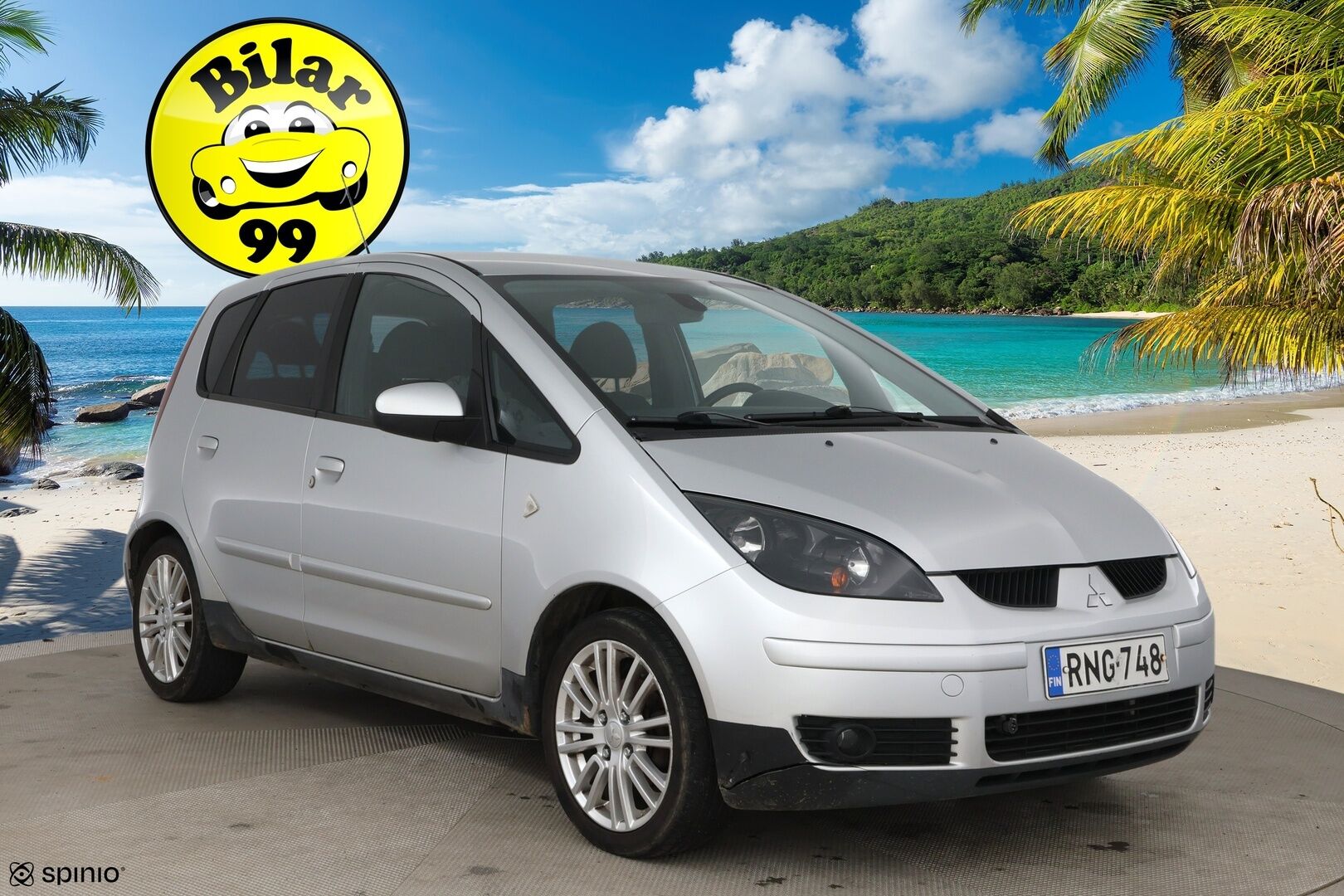 Mitsubishi Colt 2008 95 Insport - YritysOutlet - Myydään vain yrityksille - 2x renkaat aluvantein / Suomi-auto / Ilmastointi / Lohkolämmitin