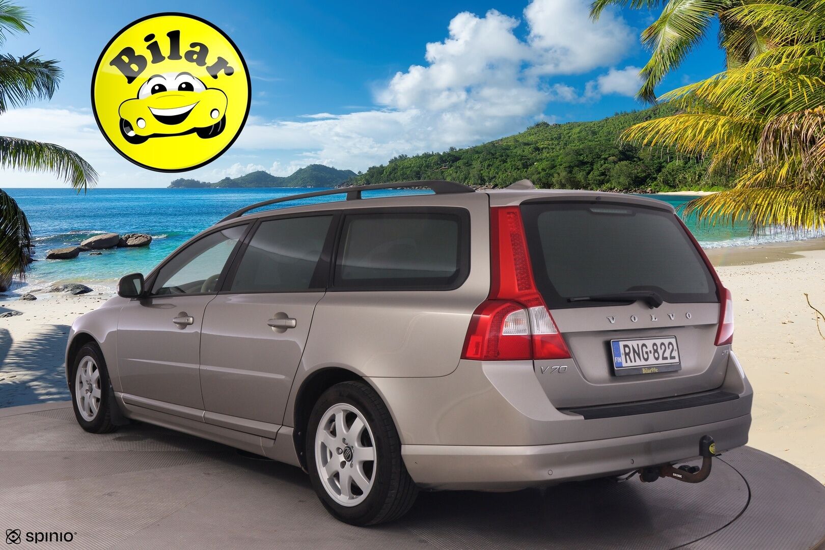 Volvo V70 2008 2,5T Momentum Aut - YritysOutlet - Myydään vain yrityksille - | Suomi-auto | Vaaleat puolinahat | Koukku | P.tutka | Huollettu Juuri | Jakopää tehty 279tkm | 2x Kunnon Renkailla | 2x Volvon Alut | Leimattu 03/26 |