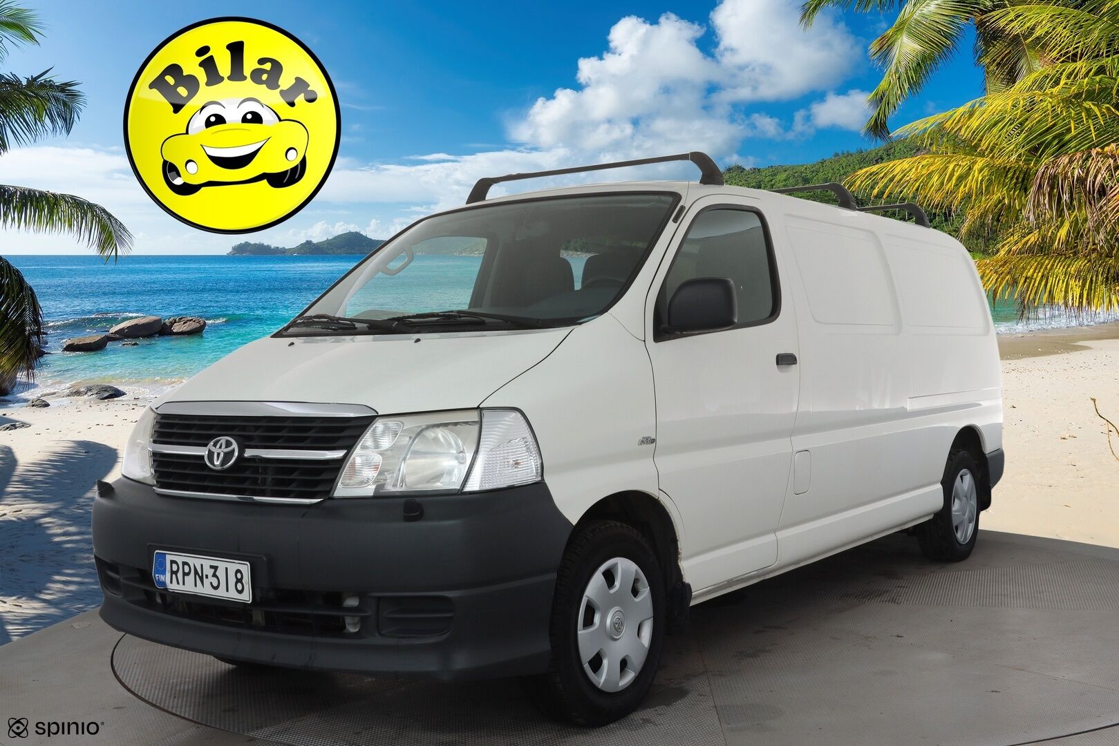 Toyota Hiace 2010 2,5 D-4D 95 4ov pitkä - | Koukku | Lohkolämmitin | Facelift | CD&AUX | Sähköpeilit | Penkinlämmittimet | 1-om Suomi-auto | Kahdet renkaat |