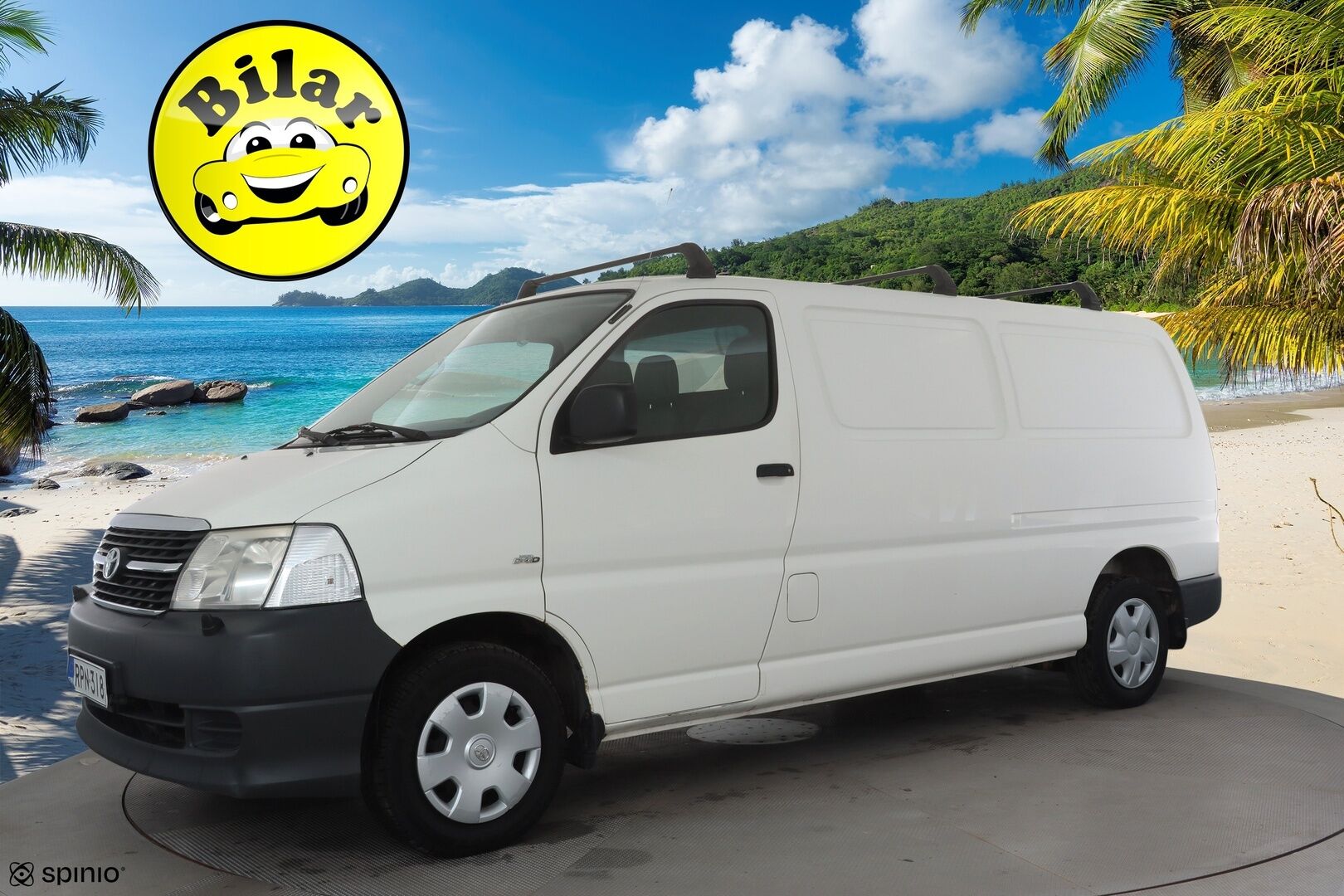 Toyota Hiace 2010 2,5 D-4D 95 4ov pitkä - | Koukku | Lohkolämmitin | Facelift | CD&AUX | Sähköpeilit | Penkinlämmittimet | 1-om Suomi-auto | Kahdet renkaat |