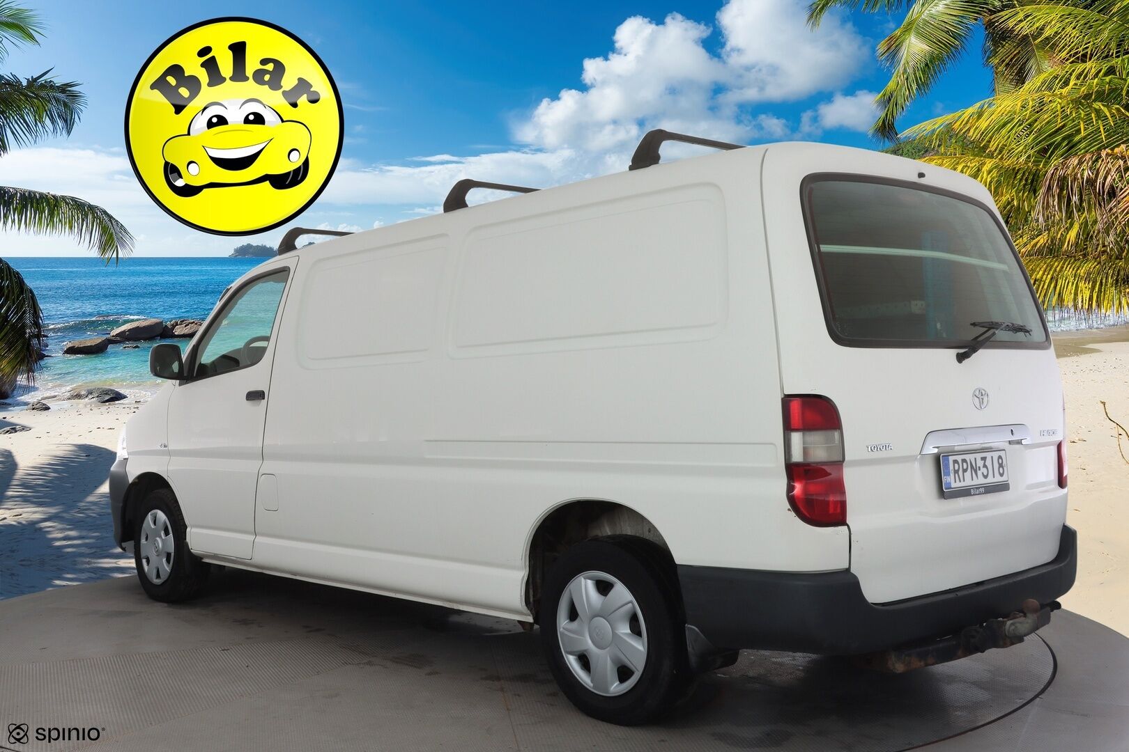 Toyota Hiace 2010 2,5 D-4D 95 4ov pitkä - | Koukku | Lohkolämmitin | Facelift | CD&AUX | Sähköpeilit | Penkinlämmittimet | 1-om Suomi-auto | Kahdet renkaat |
