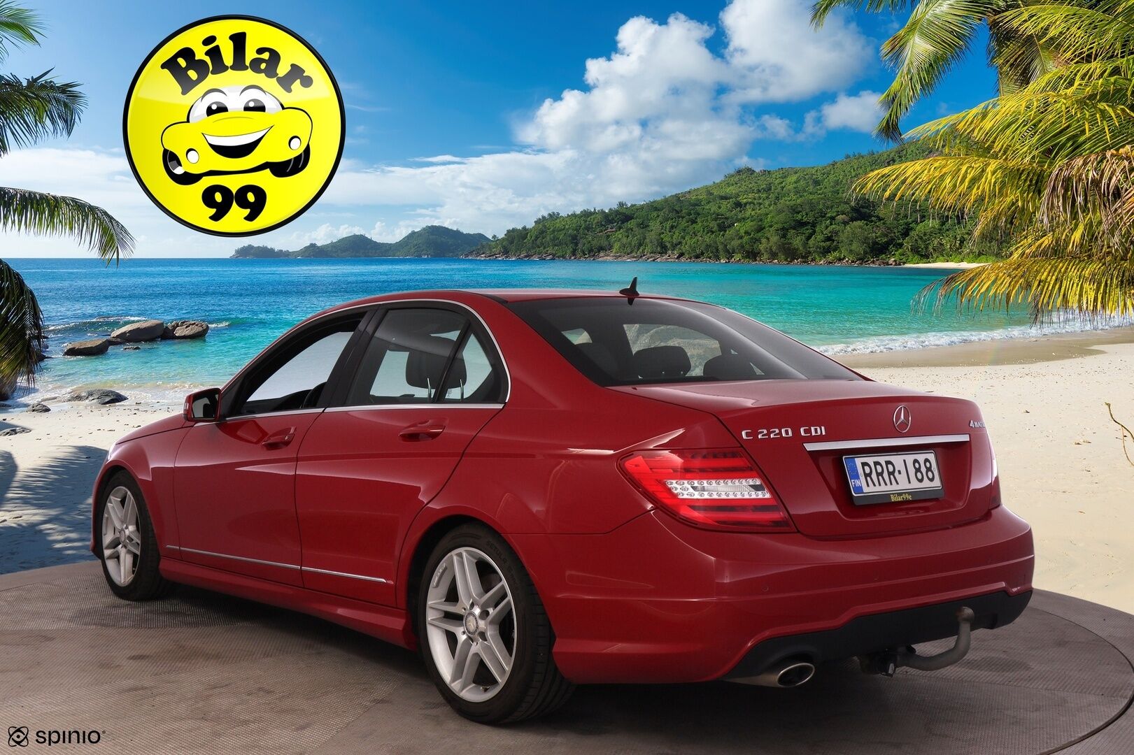 Mercedes-Benz C 2014 220 CDI BE 4Matic A Premium Business AMG **Suomi-auto / AMG styling / Koukku / Lohko** - Täydellinen huoltohistoria!