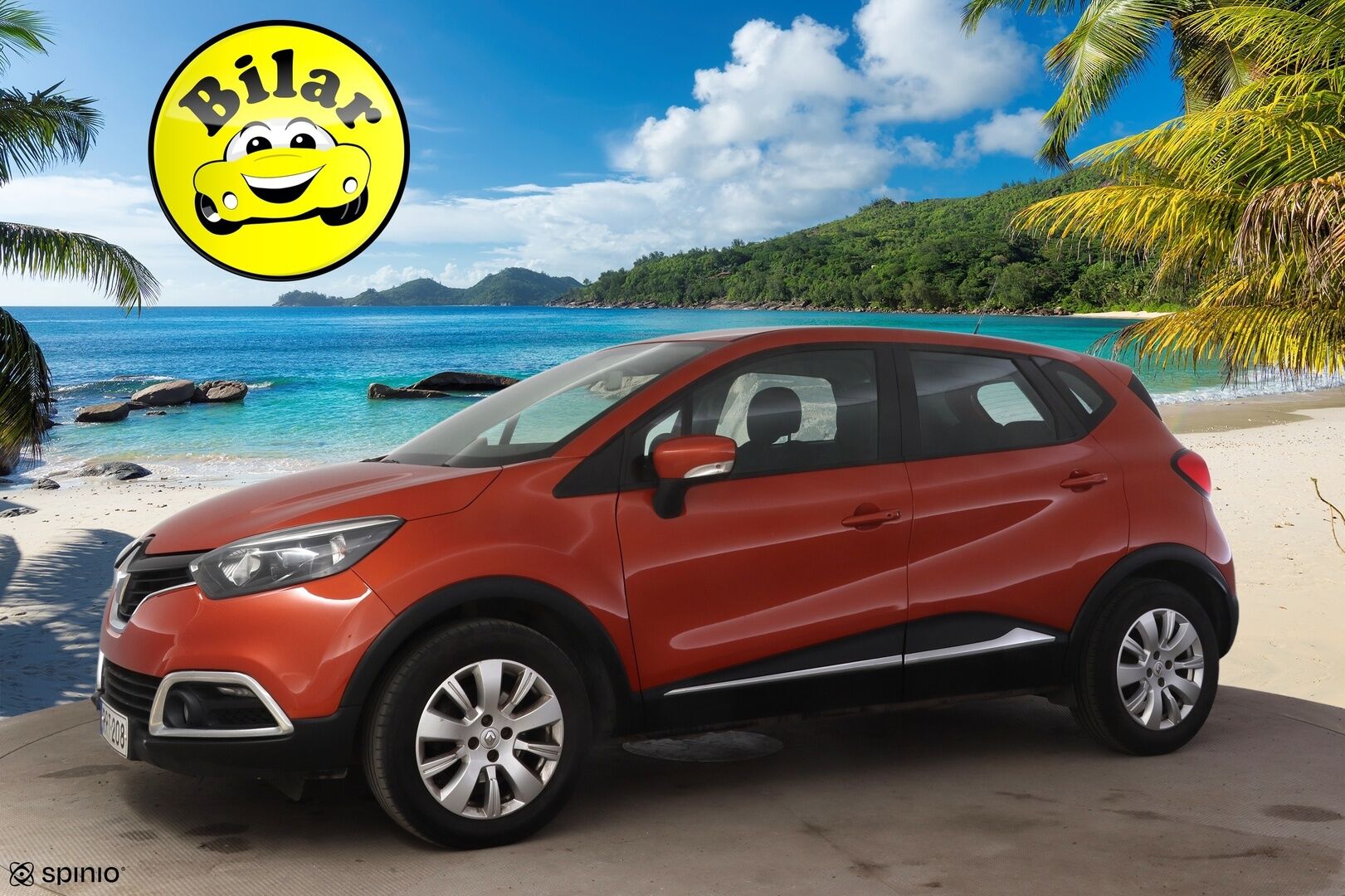 Renault Captur 2014 TCe 120 EDC-aut Expression - | Suomi-auto | Avaimeton kulku ja -käynnistys | Lohkolämmitin | Vakionopeudensäädin | Isofix | Bluetooth | 2x renkaat & vanteet | Katsastus voimassa 12/2026 saakka| 