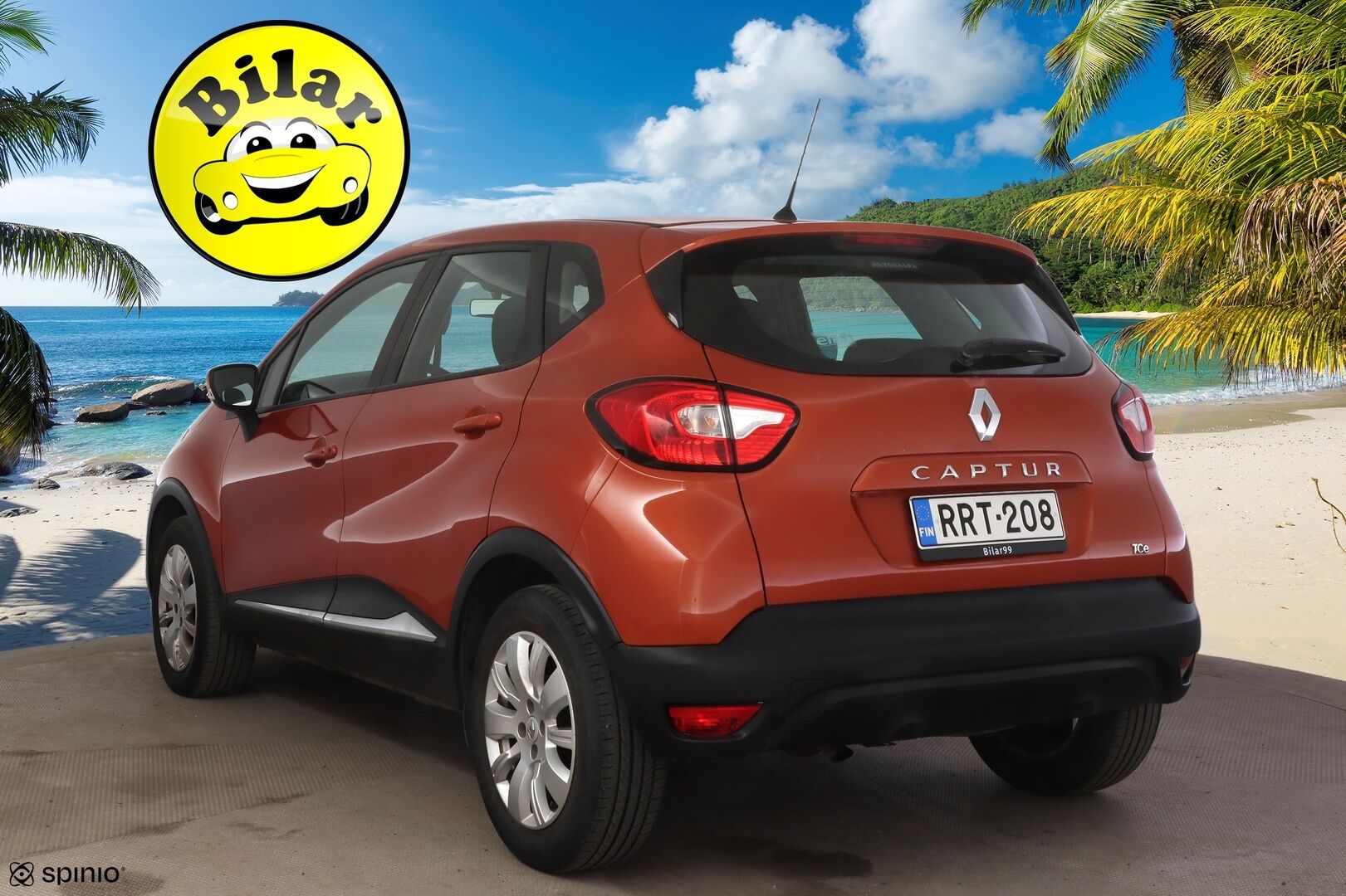 Renault Captur 2014 TCe 120 EDC-aut Expression - | Suomi-auto | Avaimeton kulku ja -käynnistys | Lohkolämmitin | Vakionopeudensäädin | Isofix | Bluetooth | 2x renkaat & vanteet | Katsastus voimassa 12/2026 saakka| 