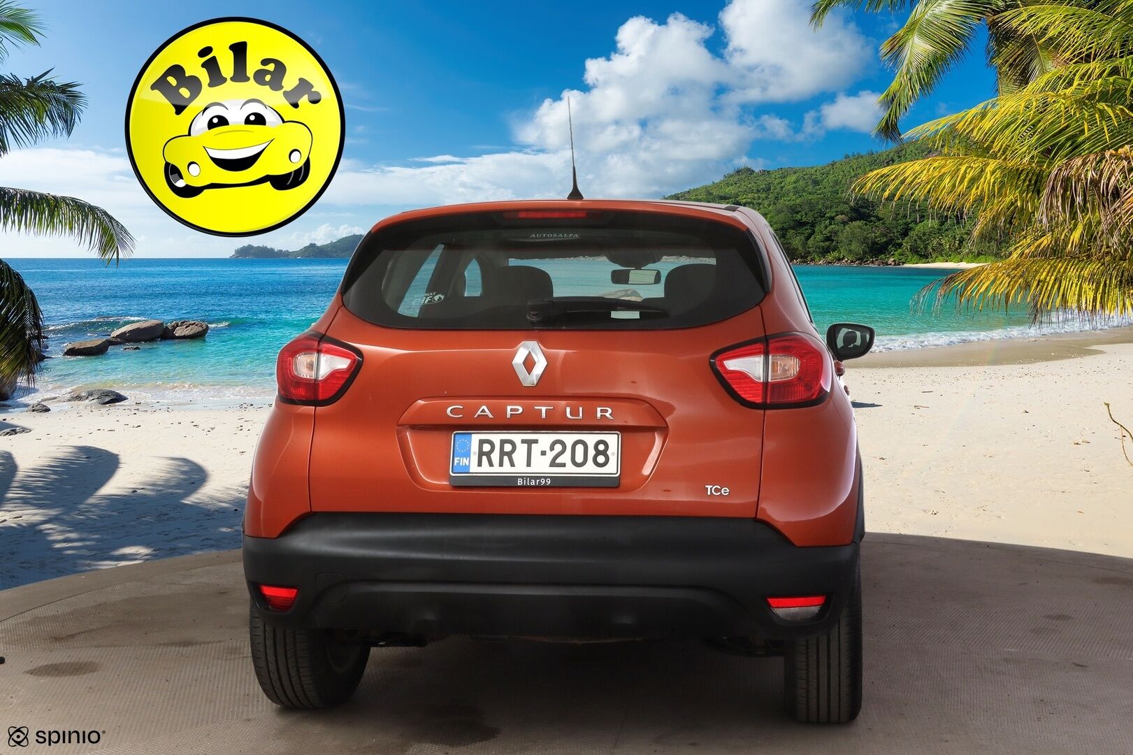 Renault Captur 2014 TCe 120 EDC-aut Expression - | Suomi-auto | Avaimeton kulku ja -käynnistys | Lohkolämmitin | Vakionopeudensäädin | Isofix | Bluetooth | 2x renkaat & vanteet | Katsastus voimassa 12/2026 saakka| 