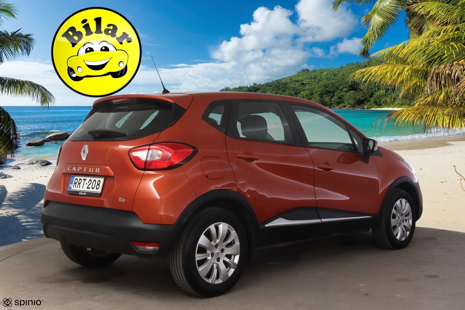 Renault Captur 2014 TCe 120 EDC-aut Expression - | Suomi-auto | Avaimeton kulku ja -käynnistys | Lohkolämmitin | Vakionopeudensäädin | Isofix | Bluetooth | 2x renkaat & vanteet | Katsastus voimassa 12/2026 saakka| 