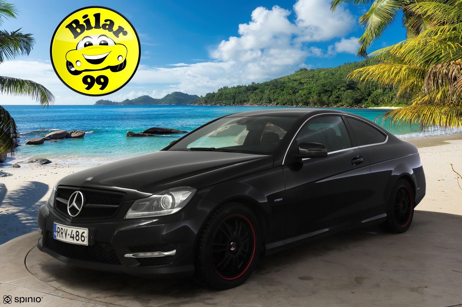 Mercedes-Benz C 2011 C 220 CDI Coupé * AMG / Etu- ja takatutkat / Puolinahat / Lohko / Puolisähköpenkit / 2x renkaat / Mustakatto * - * Hienokuntoinen / Särmä huoltohistoria / AMG paketilla / Parhaalla tekniikalla *