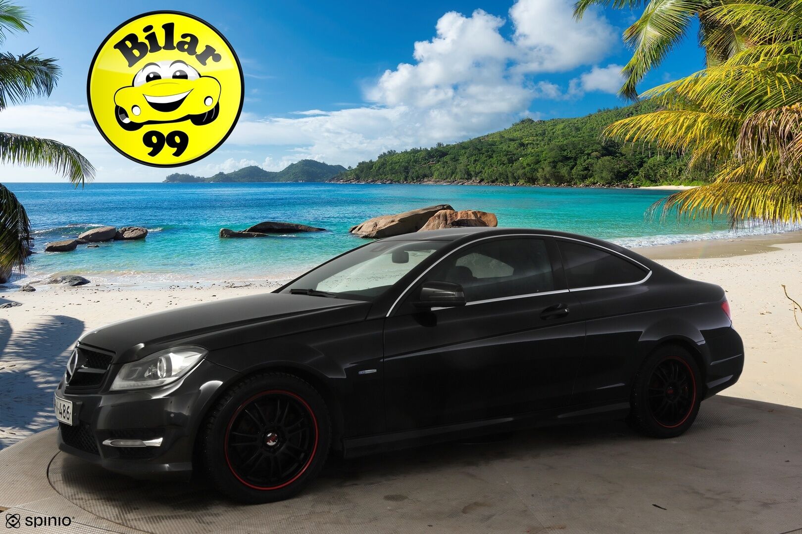 Mercedes-Benz C 2011 C 220 CDI Coupé * AMG / Etu- ja takatutkat / Puolinahat / Lohko / Puolisähköpenkit / 2x renkaat / Mustakatto * - * Hienokuntoinen / Särmä huoltohistoria / AMG paketilla / Parhaalla tekniikalla *