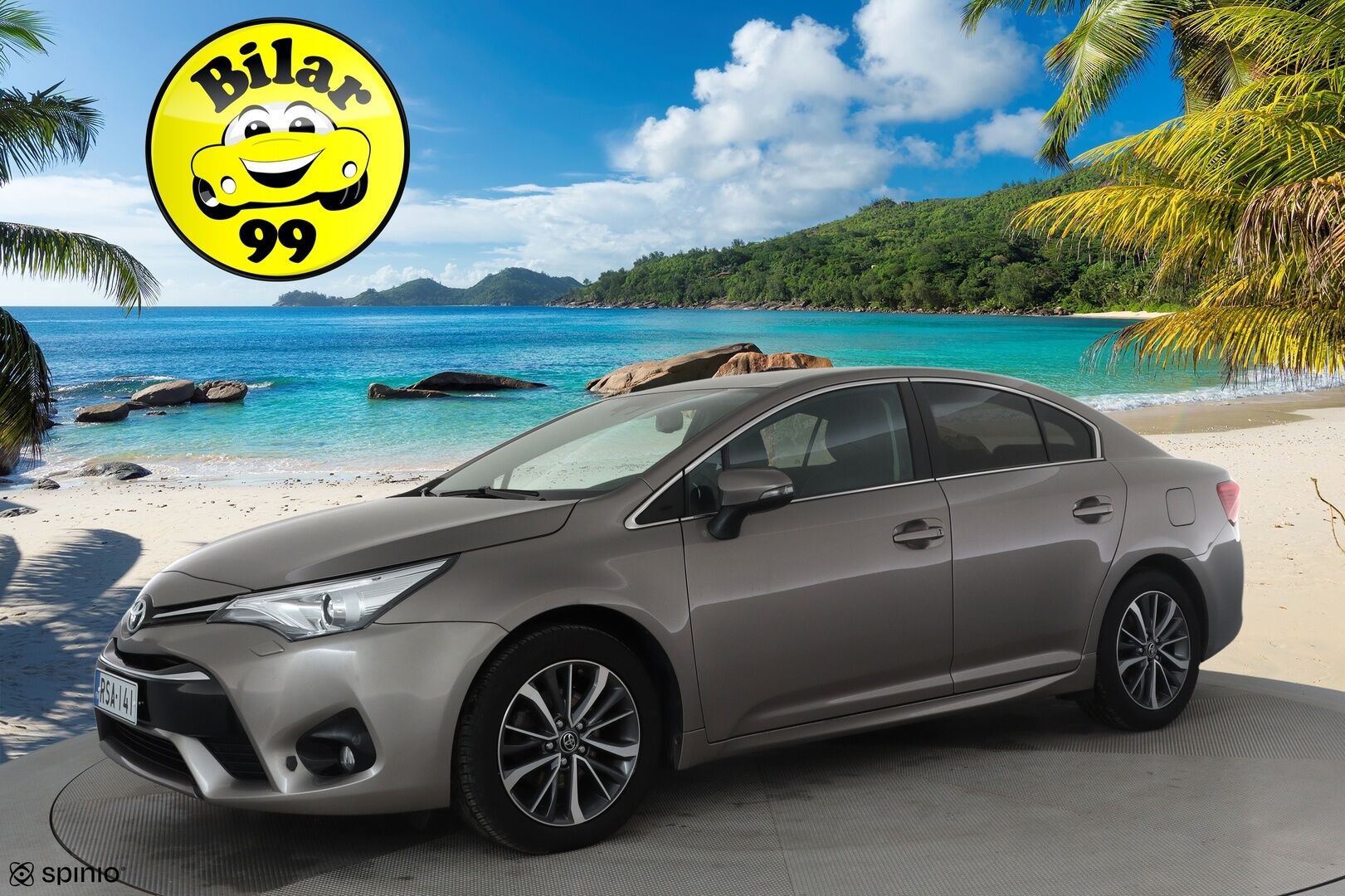 Toyota Avensis 2016 1,8 Valvematic Active Sedan Multidrive S * Vakkari / P.kamera / Puolinahat / LED / Navi / Facelift / Lohkolämmitin / KeylessGo * - Suomi-auto / Kahdet renkaat aluvanteilla / Merkkihuollettu