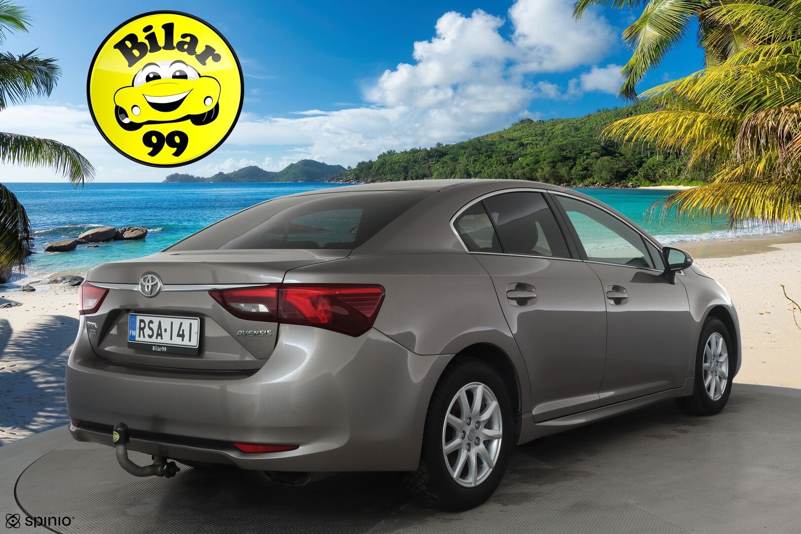 Toyota Avensis 2016 1,8 Valvematic Active Sedan Multidrive S * Vakkari / P.kamera / Puolinahat / LED / Navi / Facelift / Lohkolämmitin / KeylessGo * - Suomi-auto / Kahdet renkaat aluvanteilla / Merkkihuollettu