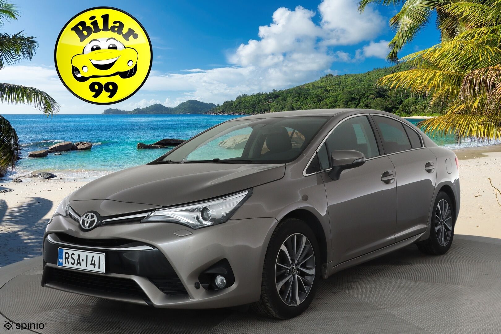 Toyota Avensis 2016 1,8 Valvematic Active Sedan Multidrive S * Vakkari / P.kamera / Puolinahat / LED / Navi / Facelift / Lohkolämmitin / KeylessGo * - Suomi-auto / Kahdet renkaat aluvanteilla / Merkkihuollettu - HULLUT BLACKWEEK JATKOT - KORKOTARJOUS 2,49%