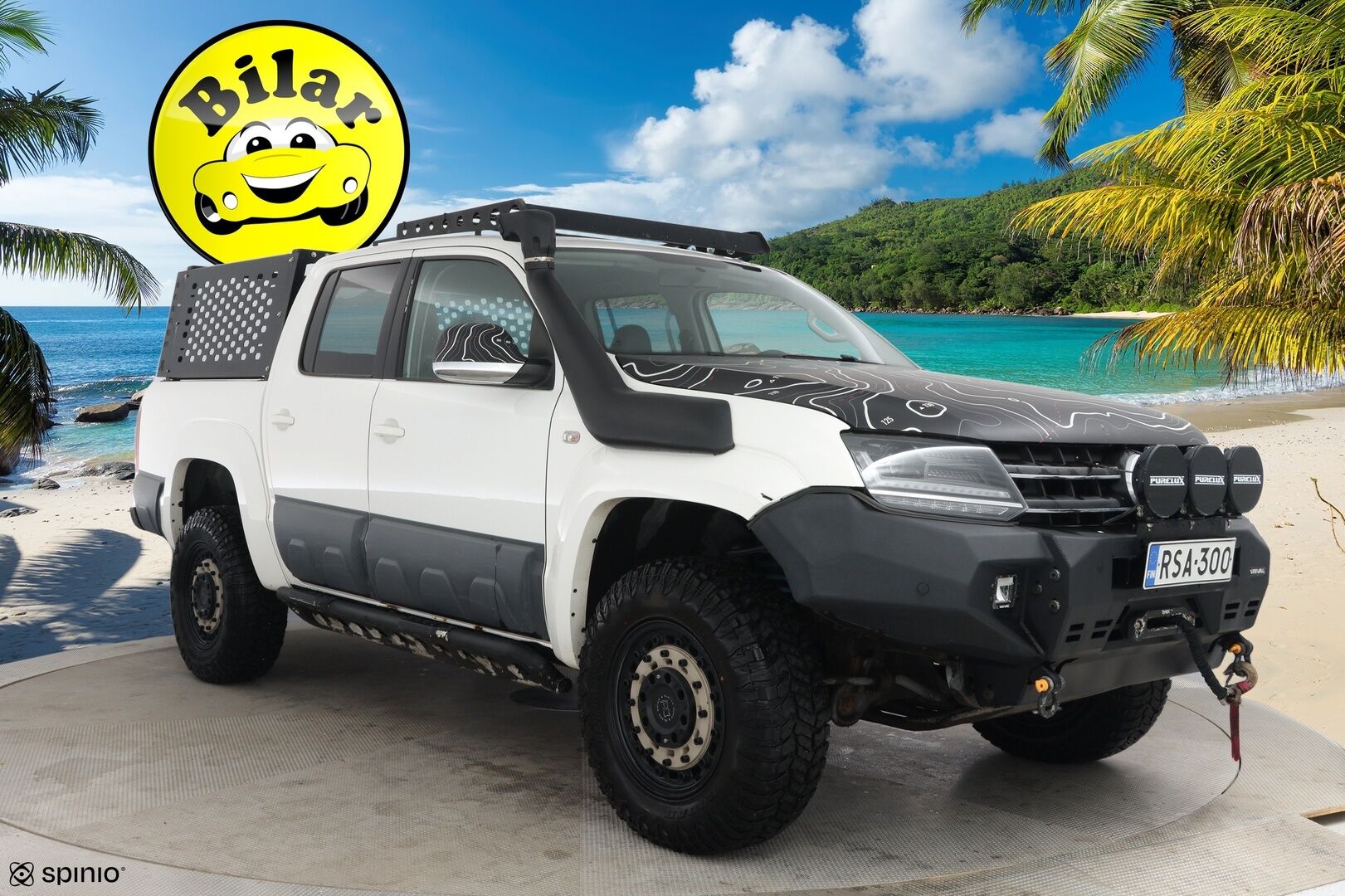 Volkswagen Amarok 2016 DC Trendline Polar 2,0 TDI 103kW 4MOTION OFFROAD - Sporttipenkit sähkösäädöillä | Webasto | Korotettu alusta | LED valot | Ilmajouset takana | Kauko-ohjattava vinssi! 