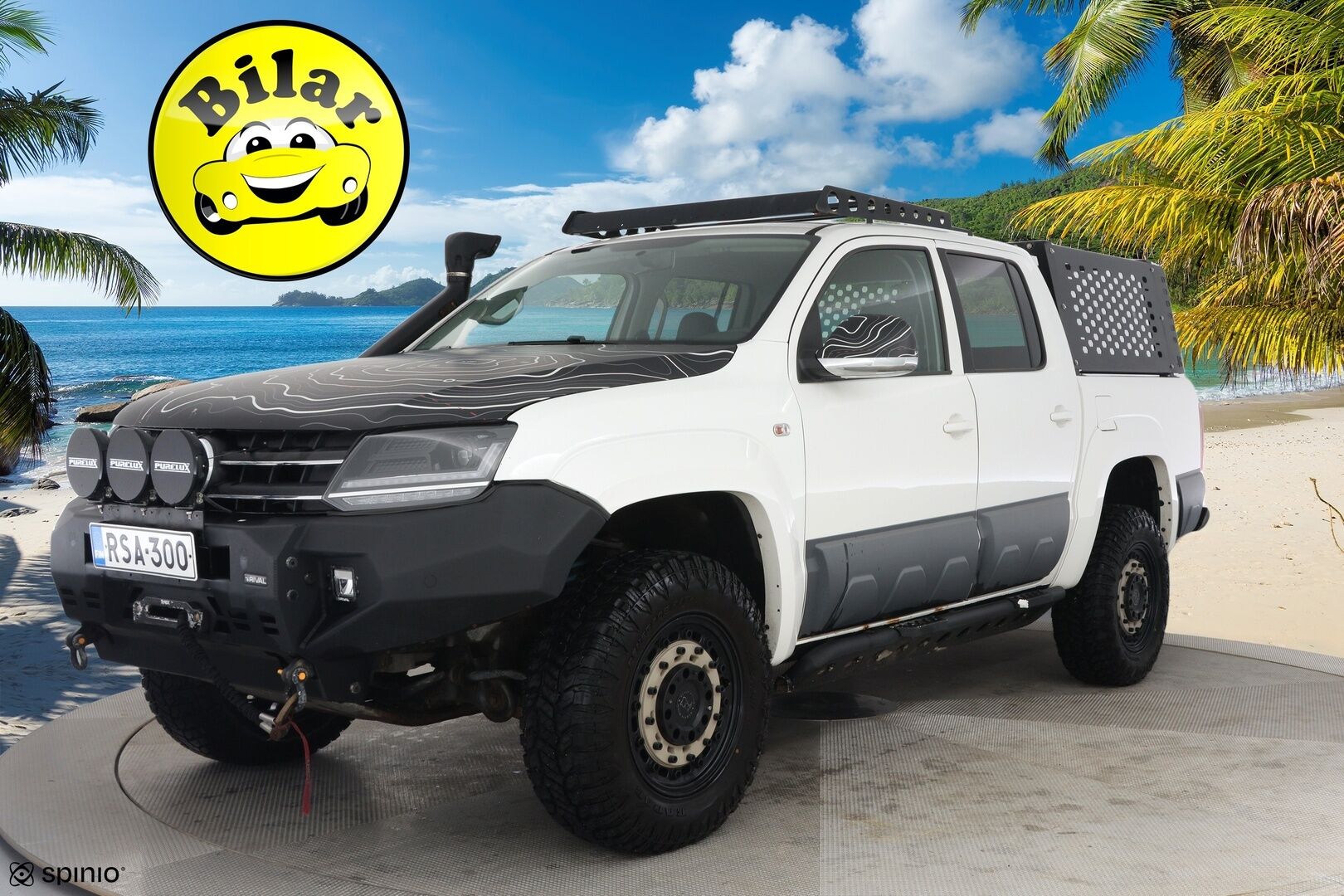 Volkswagen Amarok 2016 DC Trendline Polar 2,0 TDI 103kW 4MOTION OFFROAD - Sporttipenkit sähkösäädöillä | Webasto | Korotettu alusta | LED valot | Ilmajouset takana | Kauko-ohjattava vinssi! 