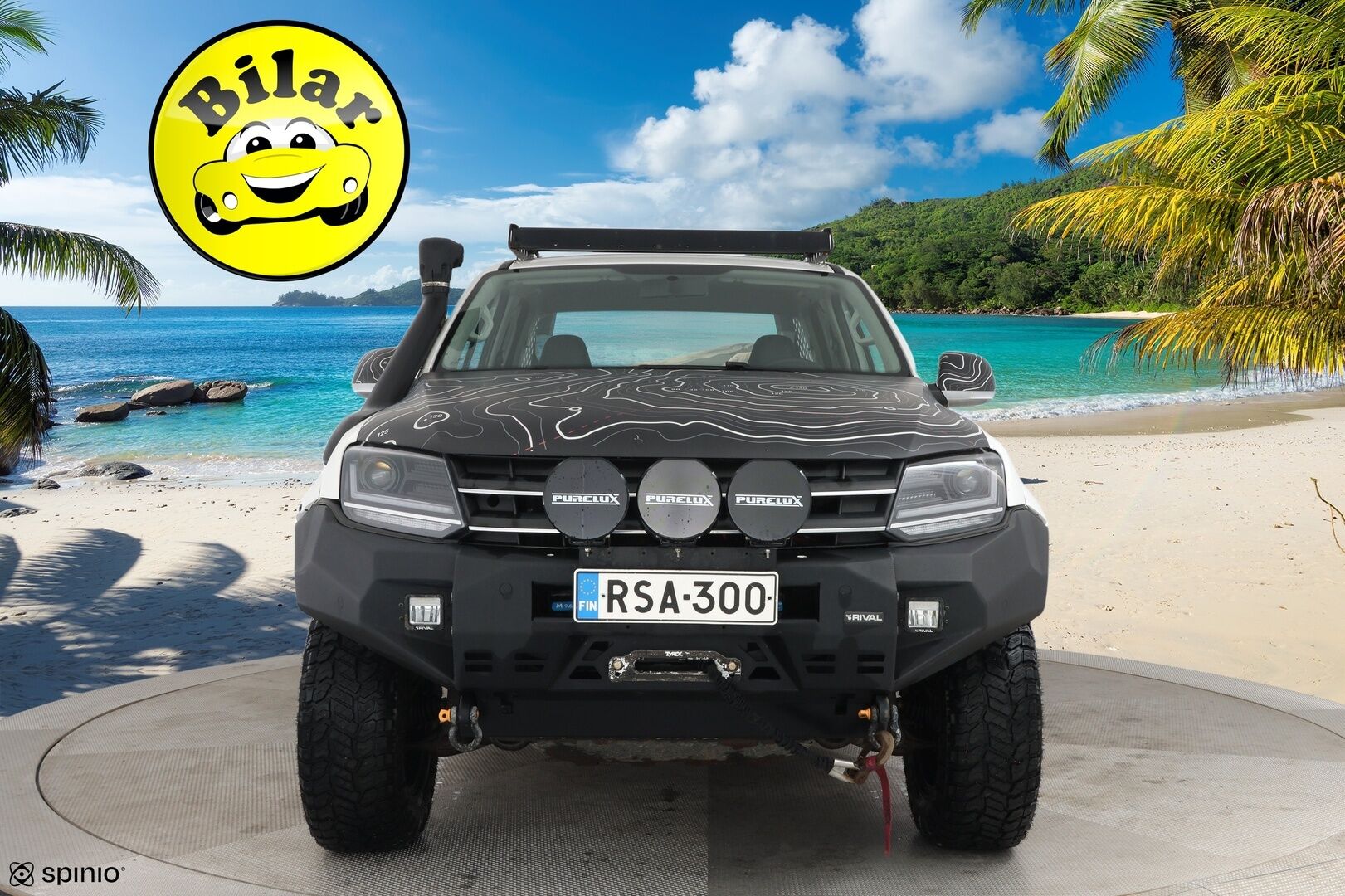 Volkswagen Amarok 2016 DC Trendline Polar 2,0 TDI 103kW 4MOTION OFFROAD - Sporttipenkit sähkösäädöillä | Webasto | Korotettu alusta | LED valot | Ilmajouset takana | Kauko-ohjattava vinssi! 
