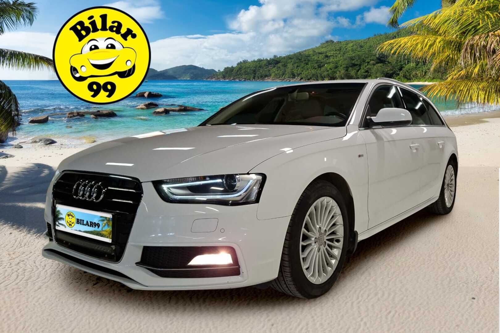 Audi A4 2015 Avant Business Sport Plus 1,8 TFSI 125 kW multitronic * / Webasto / Kattoluukku / S-line ulkopaketti / Koukku * - Suomi-auto / Vakkari / Tutkat edessä ja takana / Led-lisävalo - HULLUT AVAJAISHULINAT KORKOTARJOUS 3,29 %