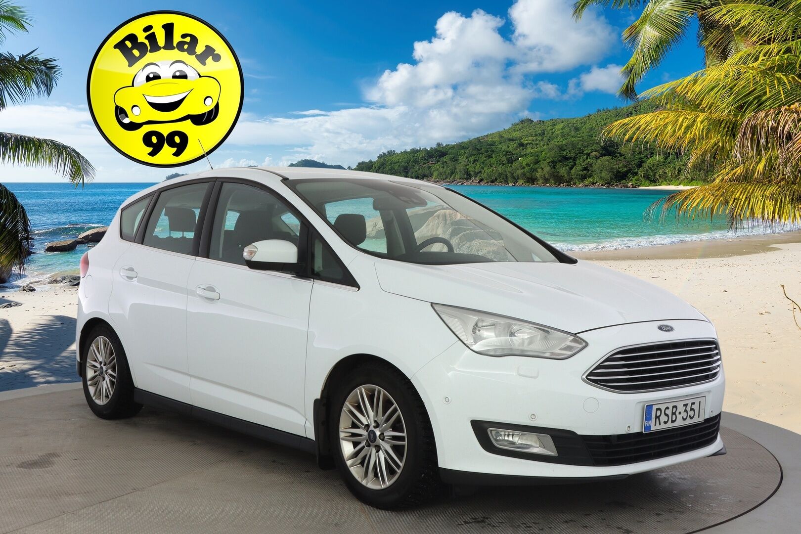 Ford C-Max 2016 Compact 1,0 EcoBoost 125 hv start/stop M6 Titanium *YritysOutlet - Myydään vain yrityksille* - * Suomi-auto / Koukku / Keyless / Sähkökontti /Jakopää tehty 2024 *