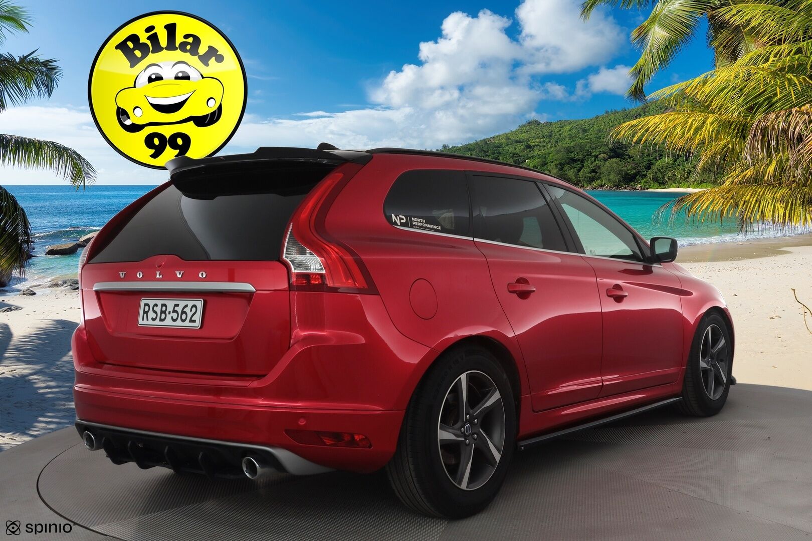 Volvo XC60 2016 D4 AWD Business R-Design aut * ACC / Webasto / Xenon / Sporttipenkit / Navi / H&K / BLIS / P.tutkat * - Suomi-auto