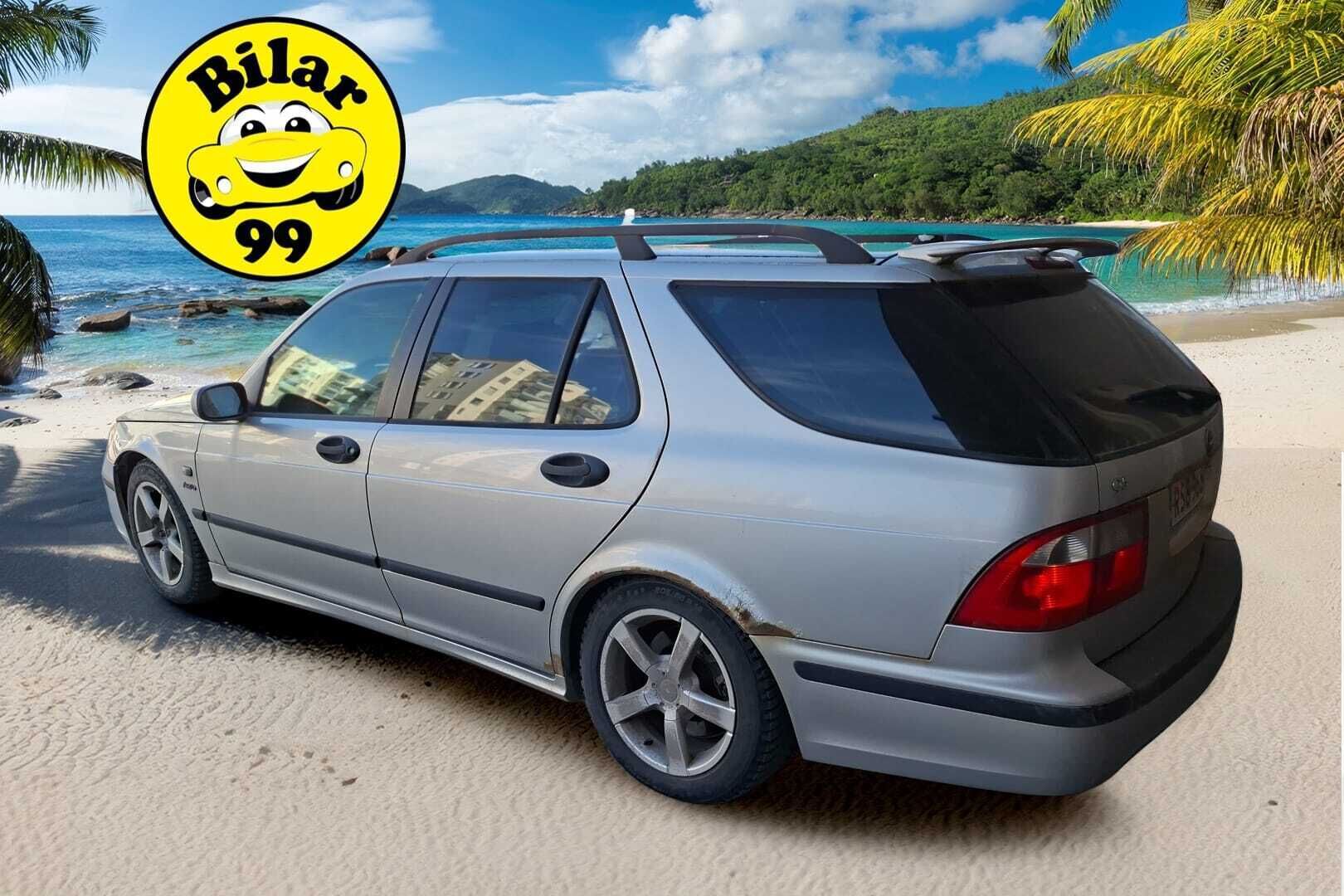 Saab 9-5 2005 Wagon Aero Sentronic ** Yritys Outlet - Myydään vain yrityksille ** Tehokas 250hv! / Muistipenkki / Nahat / Koukku ** - Pikkulaitolla upea klassikko hyvillä varusteilla! / Kahdet alumiinivanteet! - HULLUT AVAJAISHULINAT KORKOTARJOUS 3,29 %
