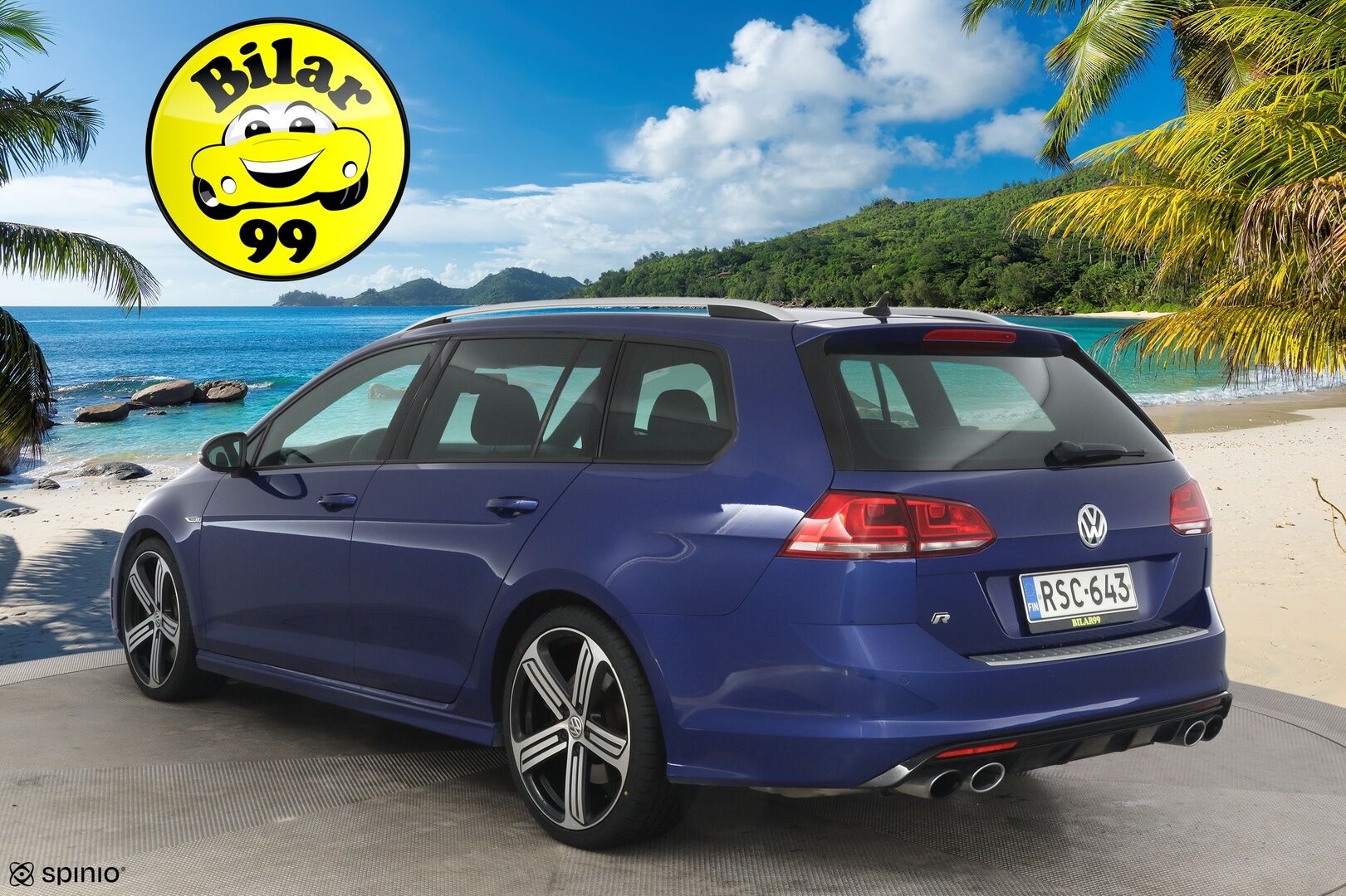 Volkswagen Golf 2016 Variant R 2,0 TSI 221 kW (300 hv) 4MOTION DSG-automaatti // ACC / Keyless / Lohko sis.haaralla / Bi-Xenon // - Erittäin hyvä huoltohistoria / Leimattu ja huollettu 7/2025