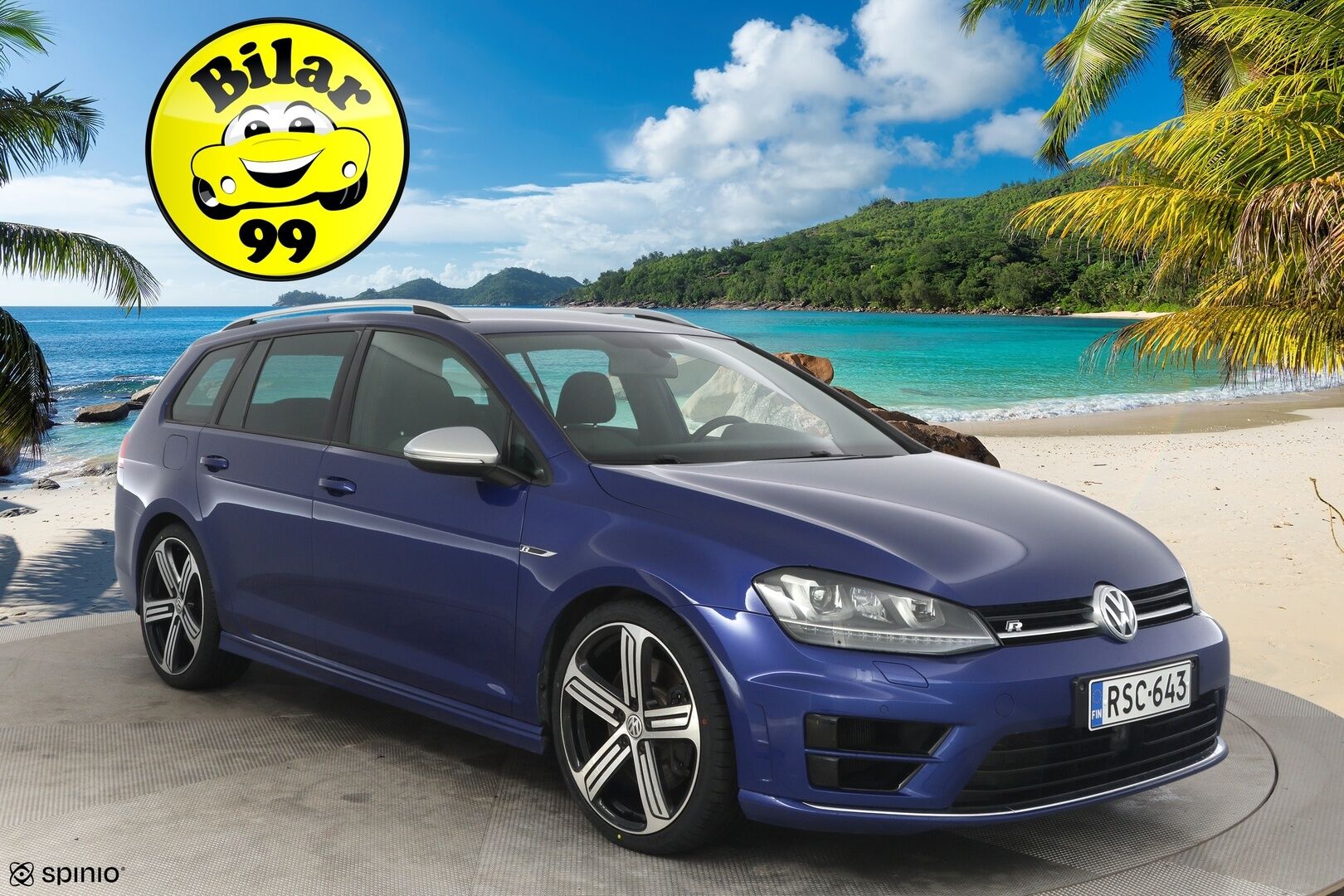 Volkswagen Golf 2016 Variant R 2,0 TSI 221 kW (300 hv) 4MOTION DSG-automaatti // ACC / Keyless / Lohko sis.haaralla / Bi-Xenon // - Erittäin hyvä huoltohistoria / Leimattu ja huollettu 7/2025