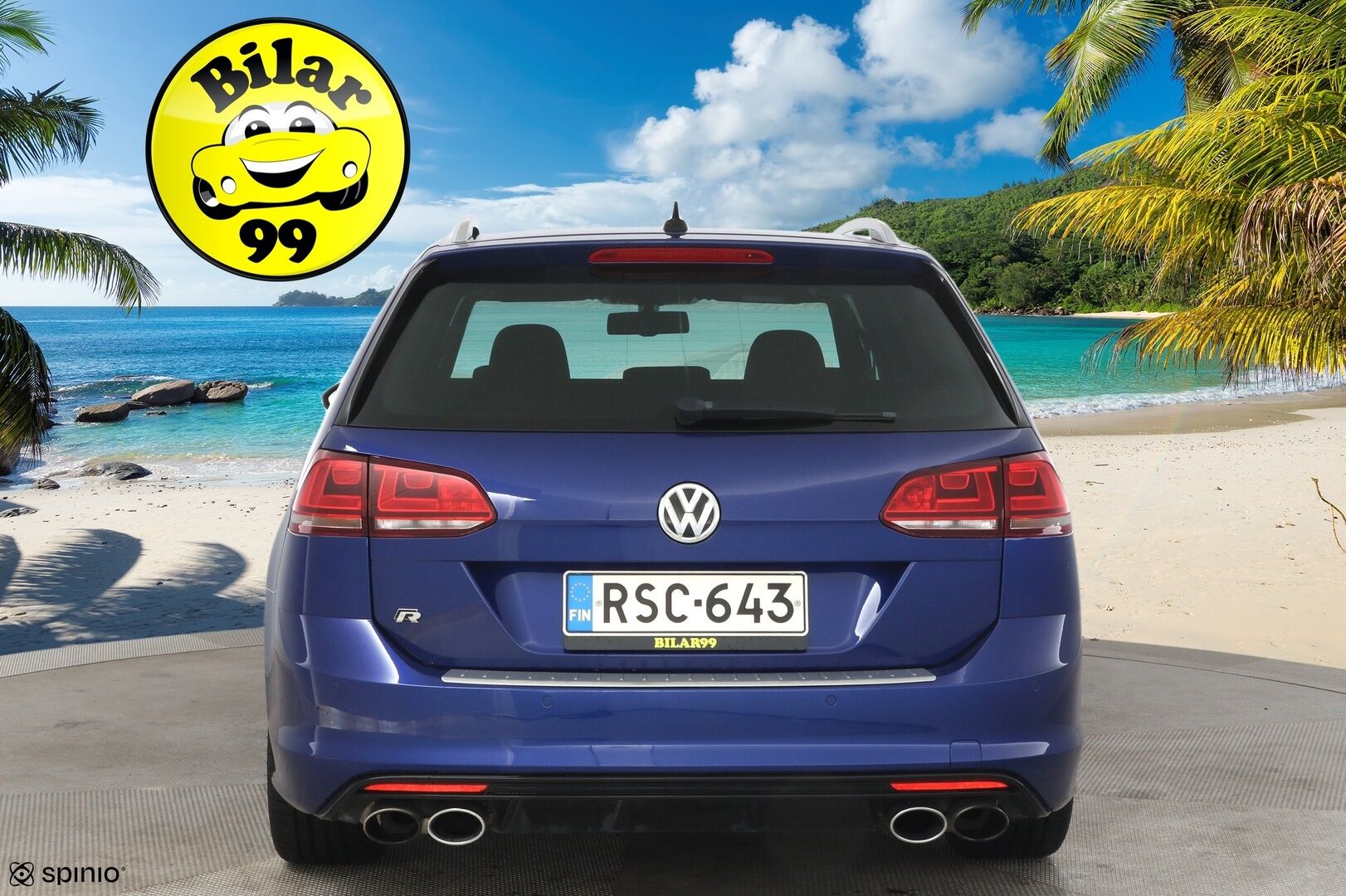 Volkswagen Golf 2016 Variant R 2,0 TSI 221 kW (300 hv) 4MOTION DSG-automaatti // ACC / Keyless / Lohko sis.haaralla / Bi-Xenon // - Erittäin hyvä huoltohistoria / Leimattu ja huollettu 7/2025