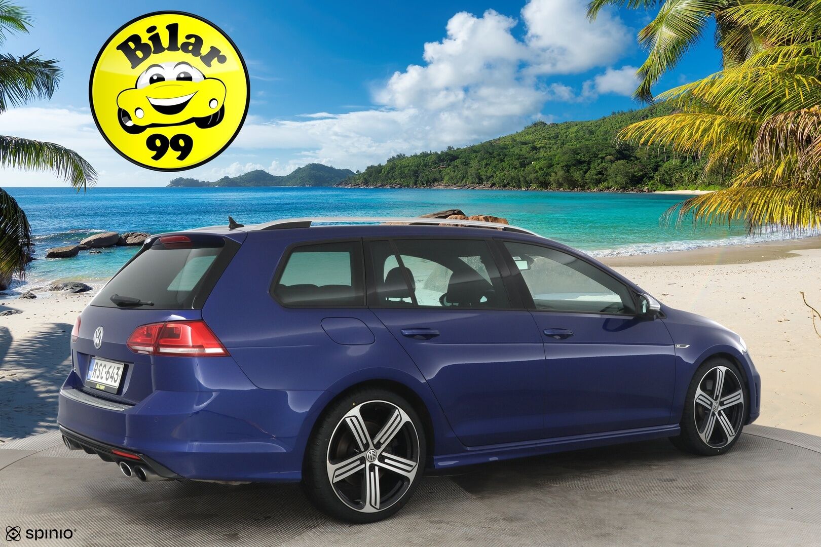 Volkswagen Golf 2016 Variant R 2,0 TSI 221 kW (300 hv) 4MOTION DSG-automaatti // ACC / Keyless / Lohko sis.haaralla / Bi-Xenon // - Erittäin hyvä huoltohistoria / Leimattu ja huollettu 7/2025