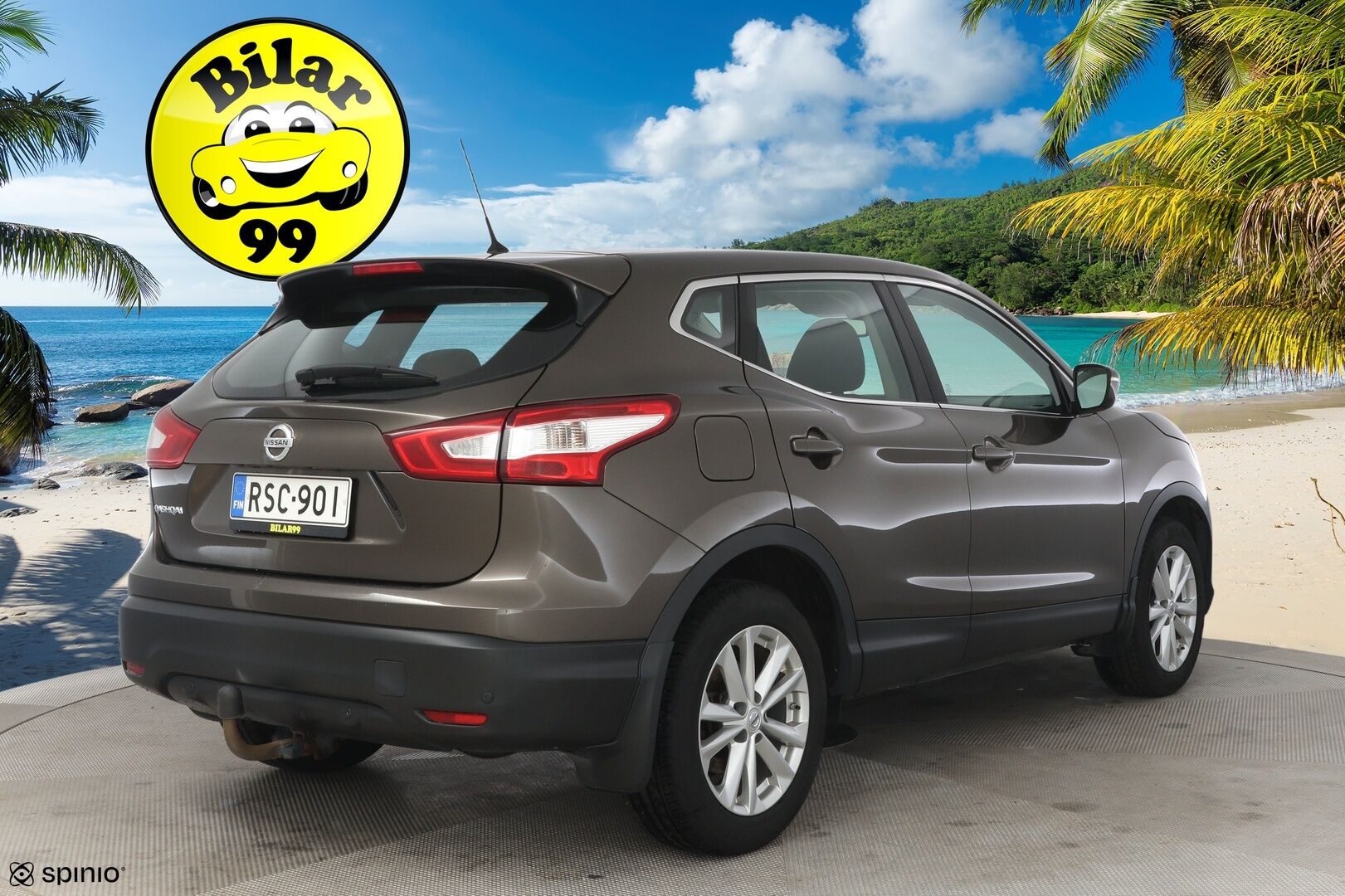 Nissan Qashqai 2015 DIG-T 115 Acenta 2WD Xtronic E6 Safety Pack** Koukku / CD-soittimella / Vakkari / Tutkat** - Kahdet hyvät renkaat / Kattava huolto historia / Juuri katsastettu