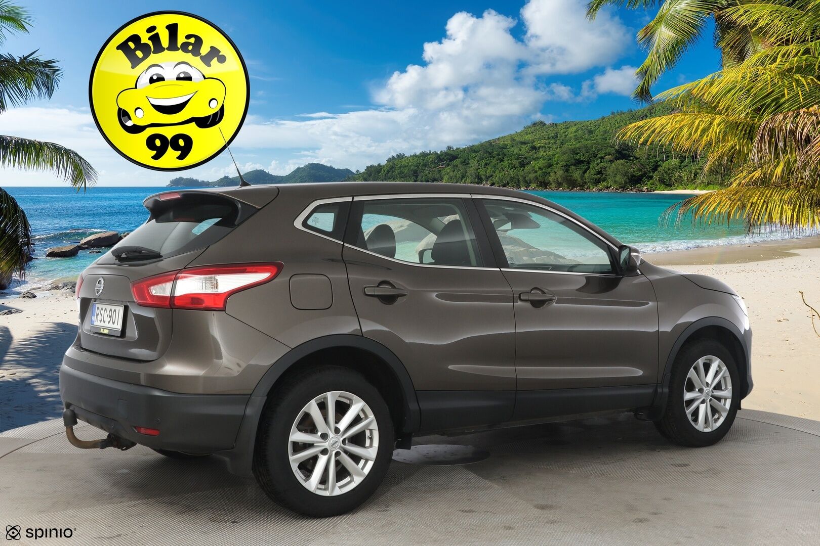 Nissan Qashqai 2015 DIG-T 115 Acenta 2WD Xtronic E6 Safety Pack** Koukku / CD-soittimella / Vakkari / Tutkat** - Kahdet hyvät renkaat / Kattava huolto historia / Juuri katsastettu