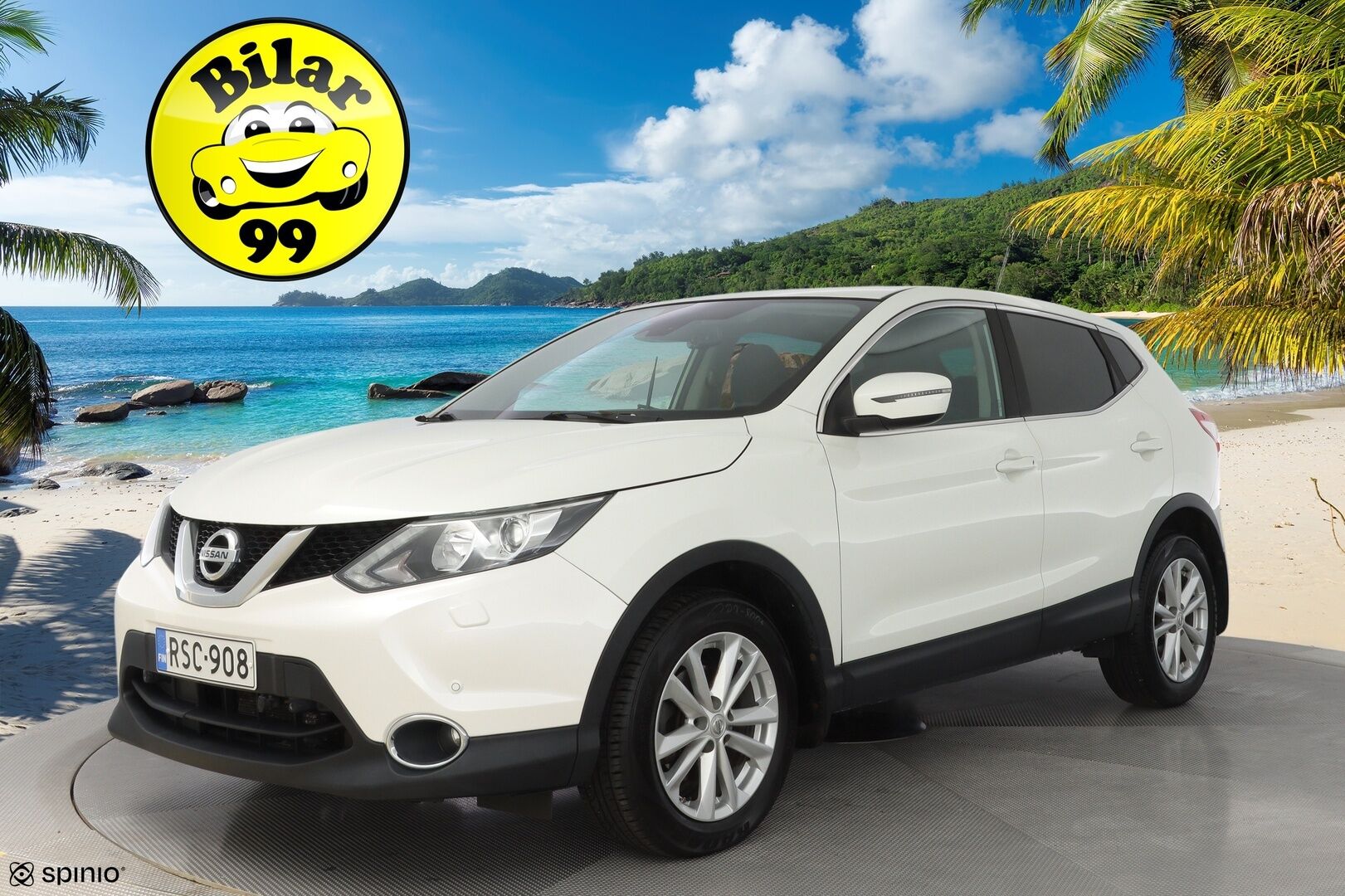 Nissan Qashqai 2015 DIG-T 115 Acenta 2WD Xtronic * -YritysOutlet - Myydään vain yrityksille * - Ketju vaihdettu 141tkm / Viimeisin huolto 153tkm / Katsastettu 10/25