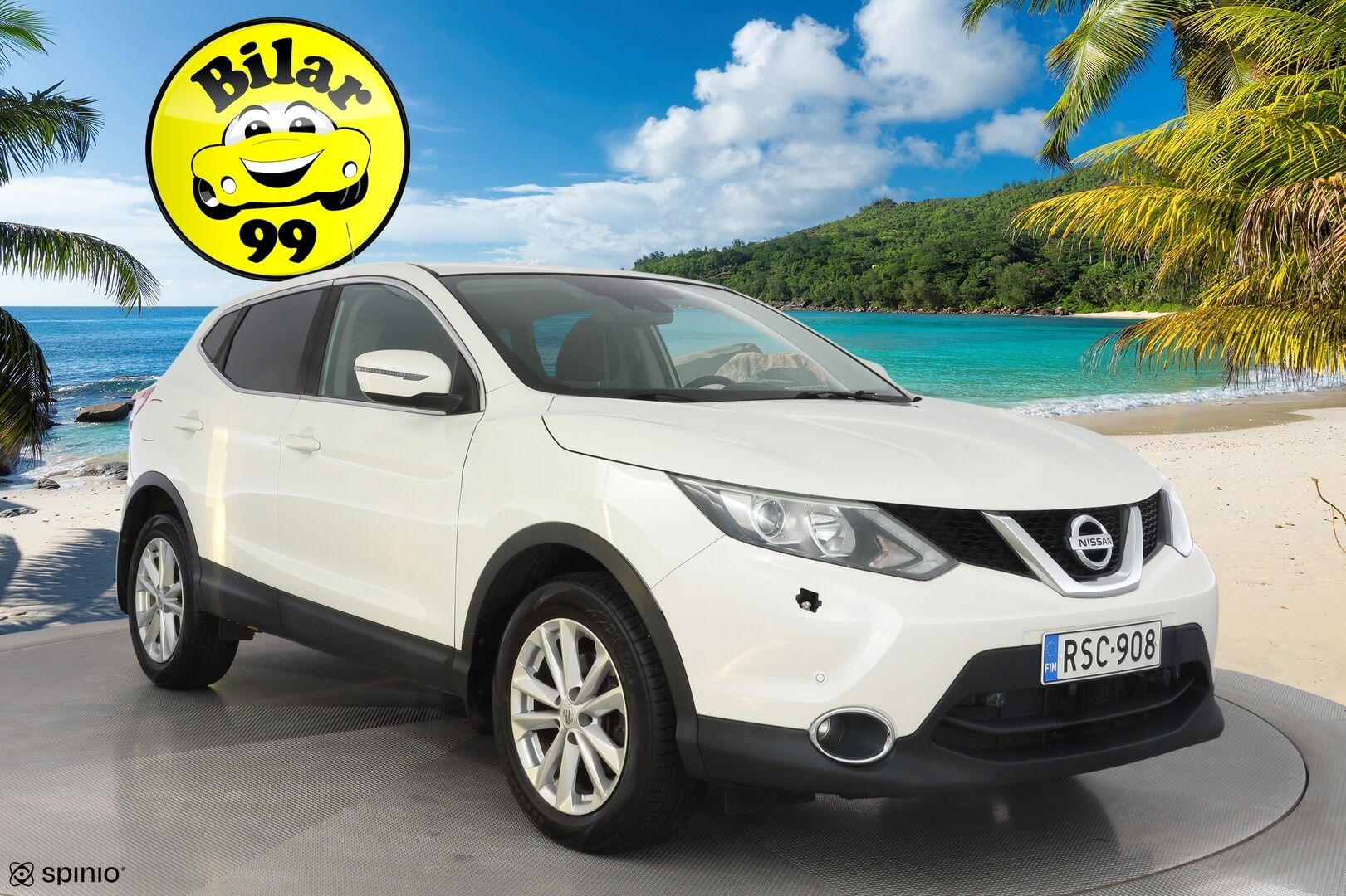 Nissan Qashqai 2015 DIG-T 115 Acenta 2WD Xtronic * -YritysOutlet - Myydään vain yrityksille * - Ketju vaihdettu 141tkm / Viimeisin huolto 153tkm / Katsastettu 10/25
