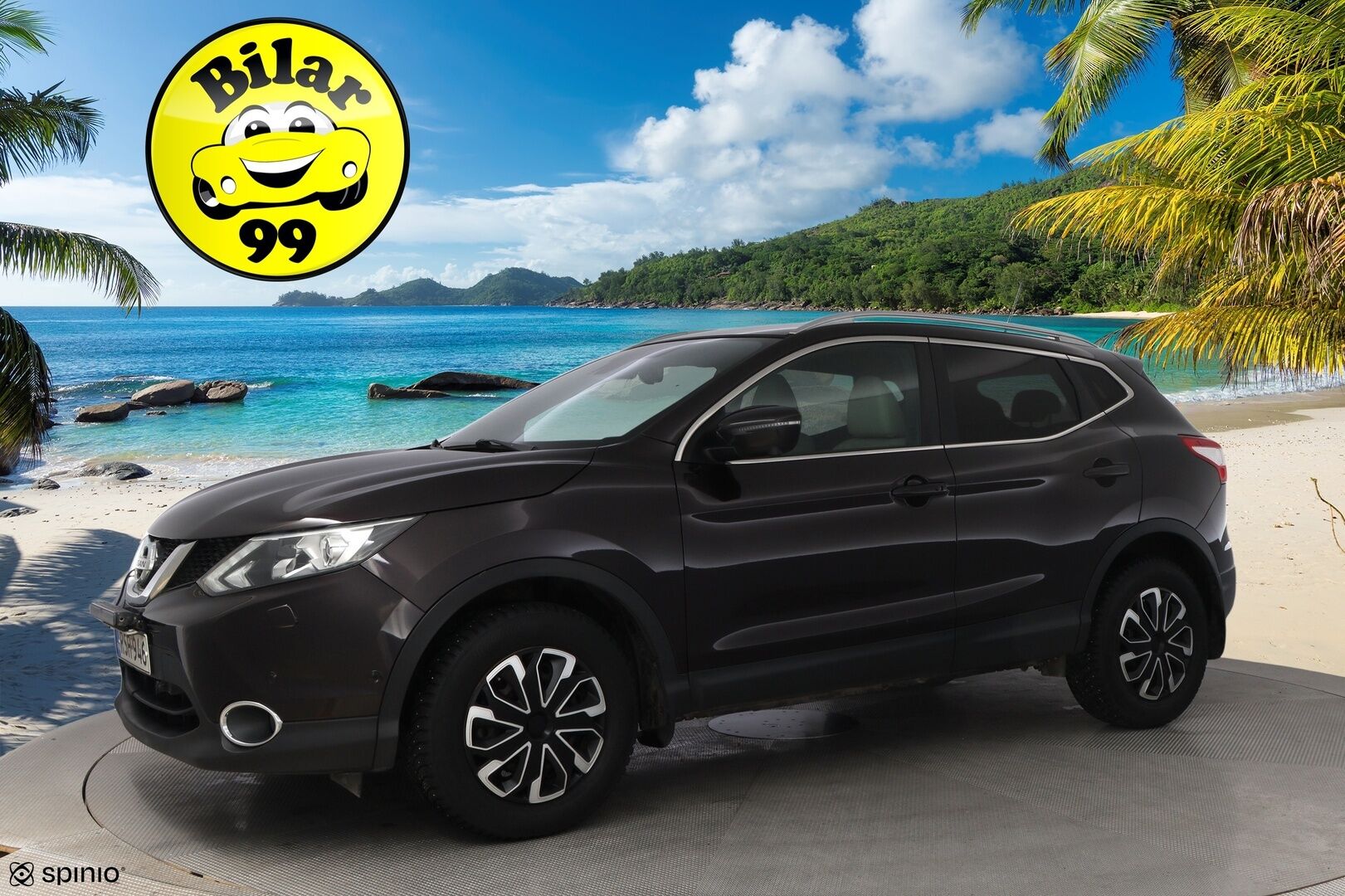 Nissan Qashqai 2015 DIG-T 115 Business 360 2WD 6M/T E6 Alcantara *Suomiauto / 360-Kamera / Lohko&Sisä / BLIS / Nahka-Alcantara / Vakkari - Lämm.Tuulilasi / LED-Lisävalo / Ketju tehty!