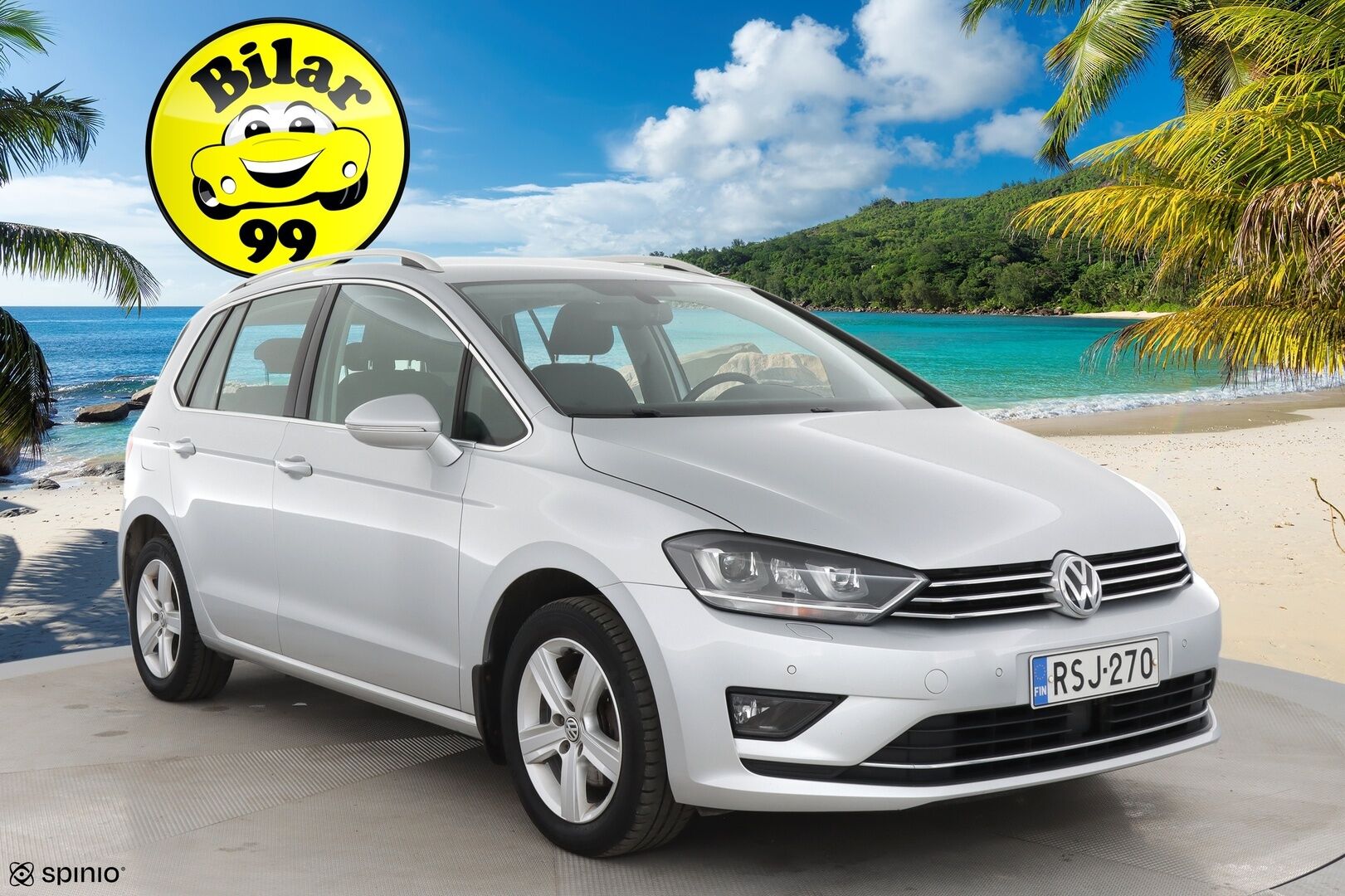 Volkswagen Golf Sportsvan 2015 Highline 1,4 TSI 92 kW (125 hv) BlueMotion Technology / ACC / Pa-Lämmitin / Ergo-active Penkki - Siisti yksilö! / Hyvin huollettu / Hyvät varusteet ! 