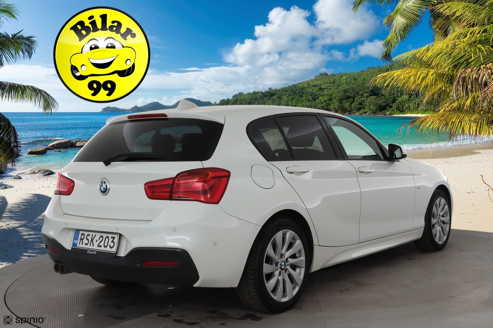 BMW 120 2016 F20 Hatchback 120d A xDrive Edition M Sport * Vakkari / P.tutkat / Hifi / Koukku / LED / Sporttipenkit / Ratinlämmitin * - Suomi-auto / Kahdet renkaat aluvanteilla