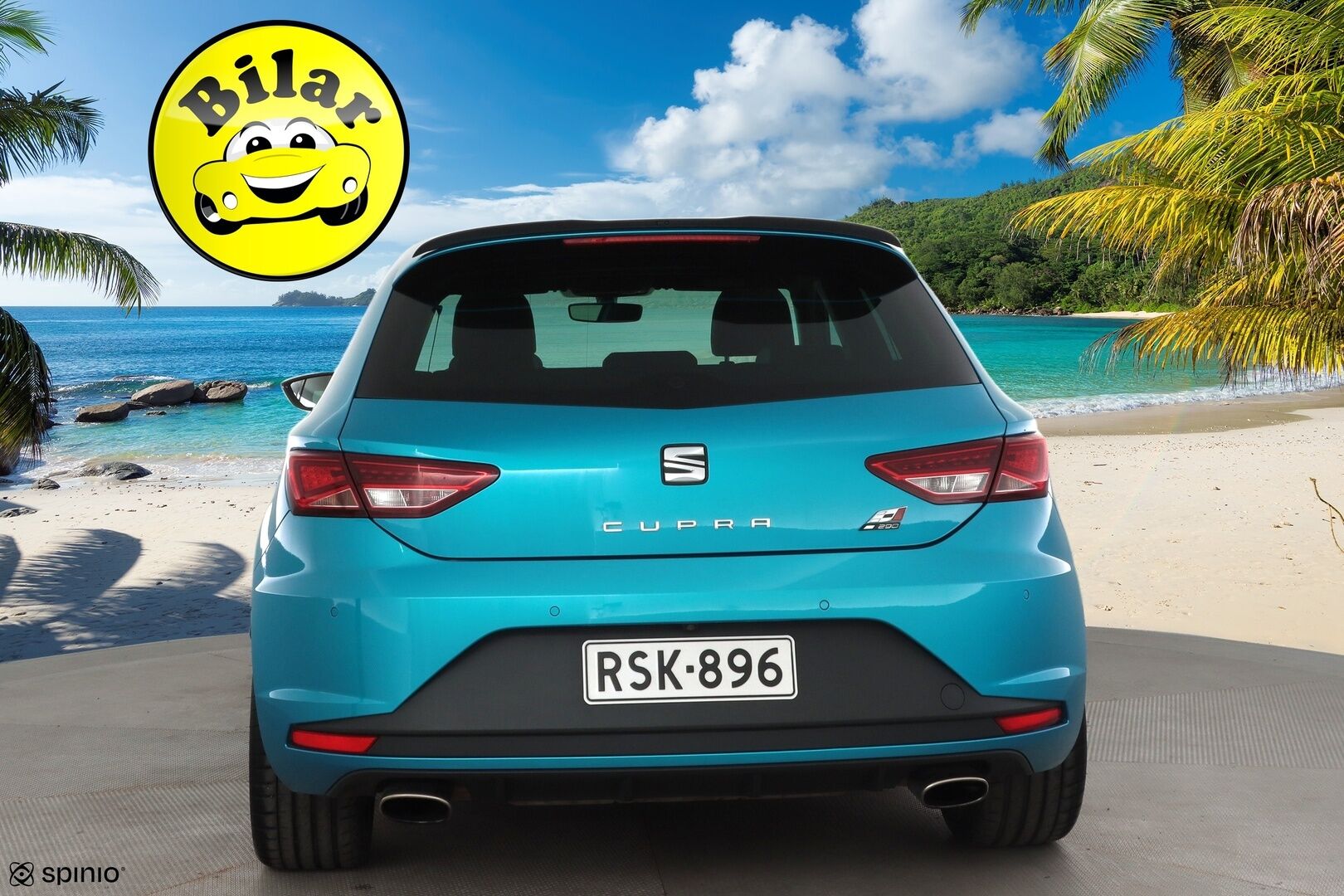 Seat Leon 2016 2,0 TSI 290 Cupra DSG - | Vakkari | Webasto | LED | P.Kamera | Sähköpenkki | Apple&Android | Suomi-auto | Kahdet Renkaat |