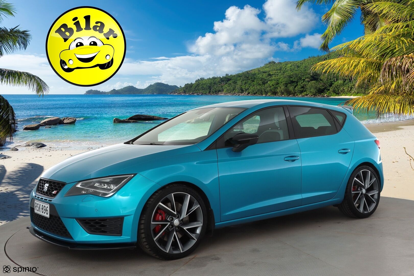 Seat Leon 2016 2,0 TSI 290 Cupra DSG - | Vakkari | Webasto | LED | P.Kamera | Sähköpenkki | Apple&Android | Suomi-auto | Kahdet Renkaat |