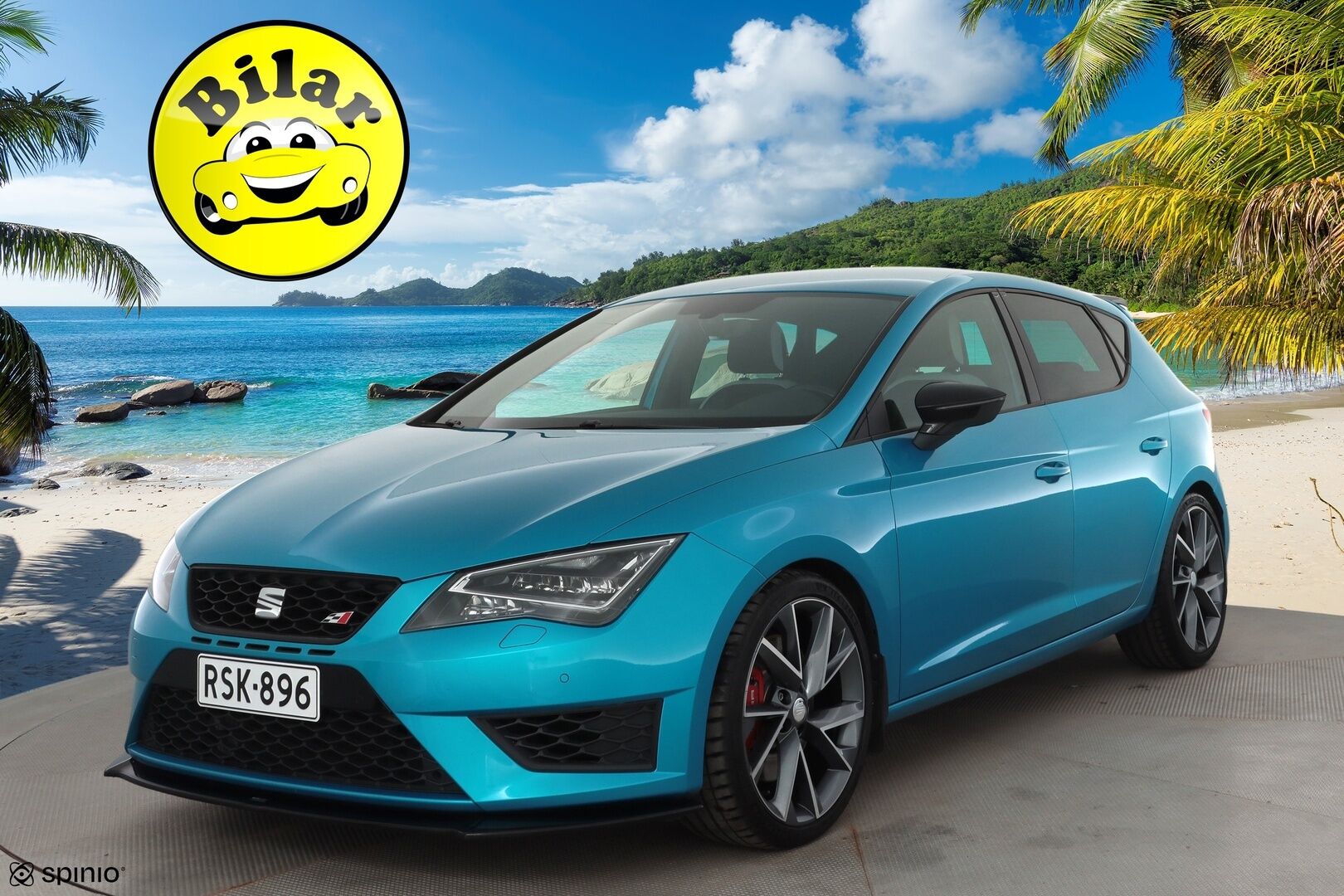 Seat Leon 2016 2,0 TSI 290 Cupra DSG - | Vakkari | Webasto | LED | P.Kamera | Sähköpenkki | Apple&Android | Suomi-auto | Kahdet Renkaat |