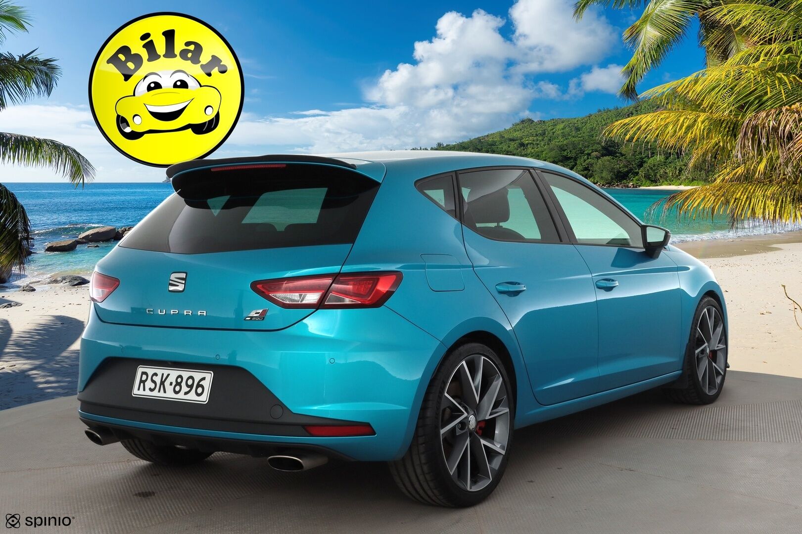 Seat Leon 2016 2,0 TSI 290 Cupra DSG - | Vakkari | Webasto | LED | P.Kamera | Sähköpenkki | Apple&Android | Suomi-auto | Kahdet Renkaat |